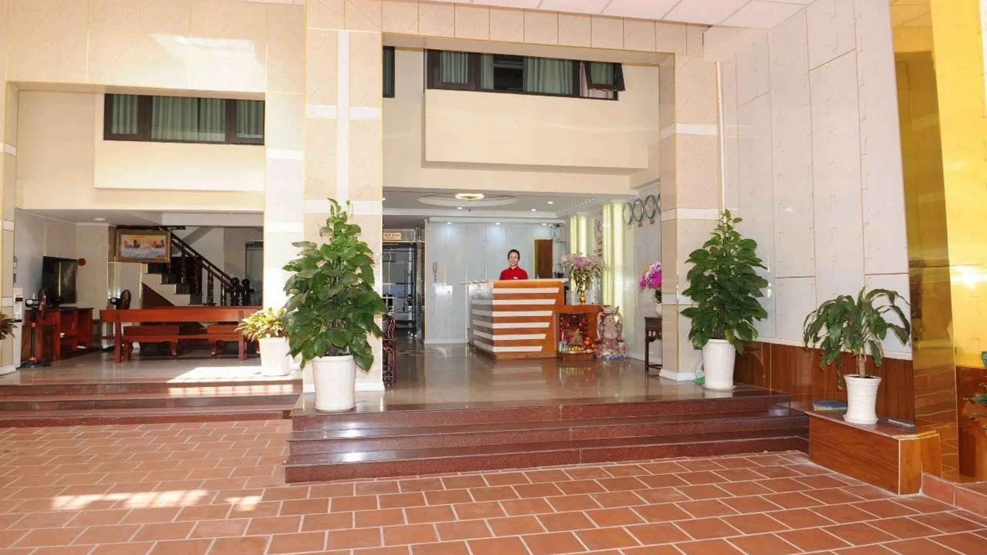 호치민 레드 선 사이공 호텔 2성급 호텔 로비