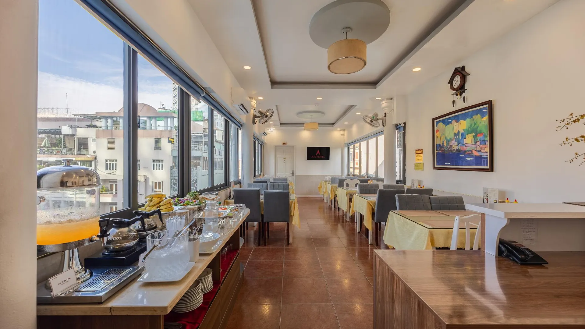 호치민 A25 호텔 - 35 막 티 부오이 2성급 호텔 로비