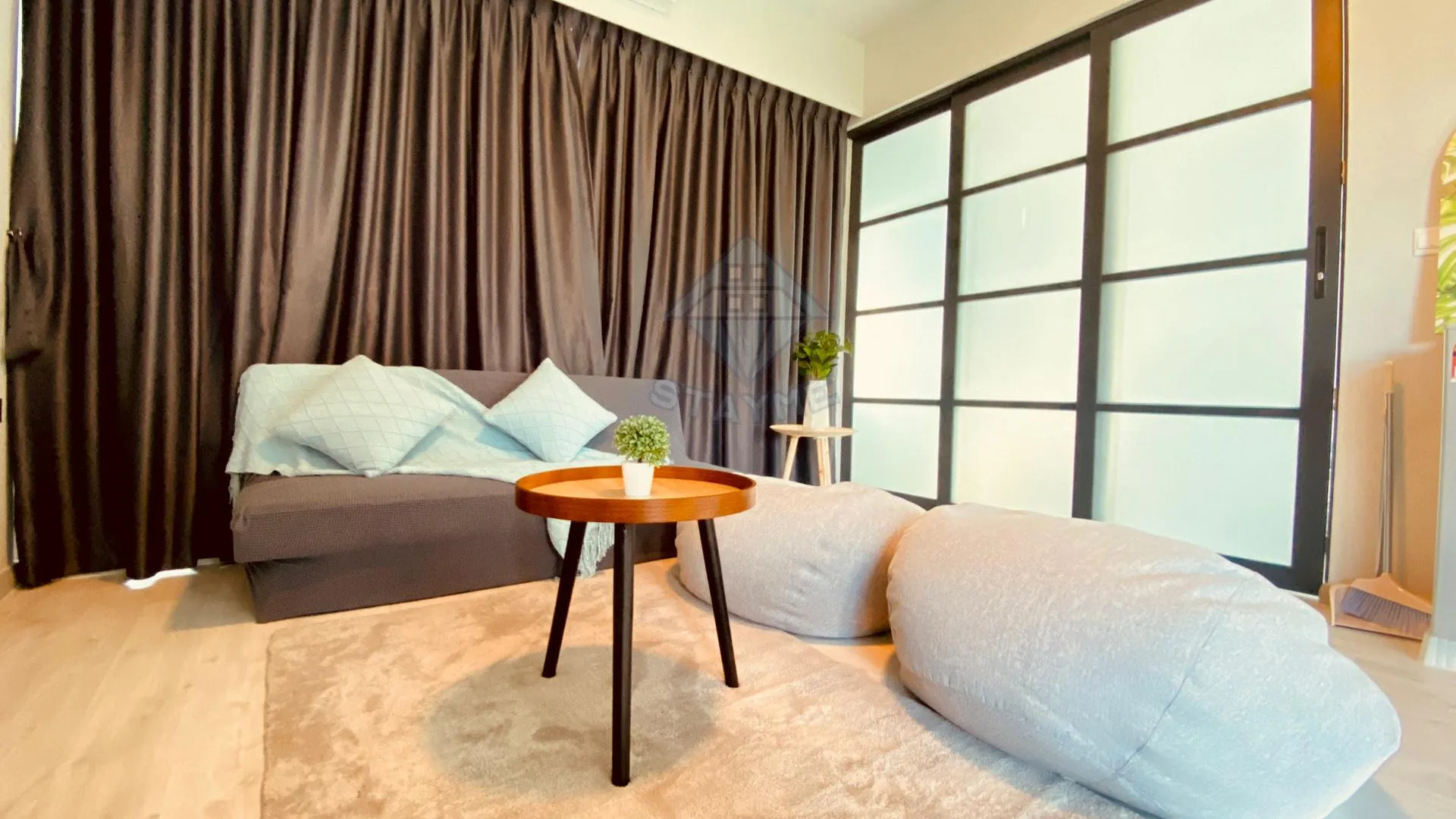 코타키나발루 쿠알라 펜유의 아파트먼트 (65m², 침실 2개, 프라이빗 욕실 2개) 3성급 싱글룸 스위트룸