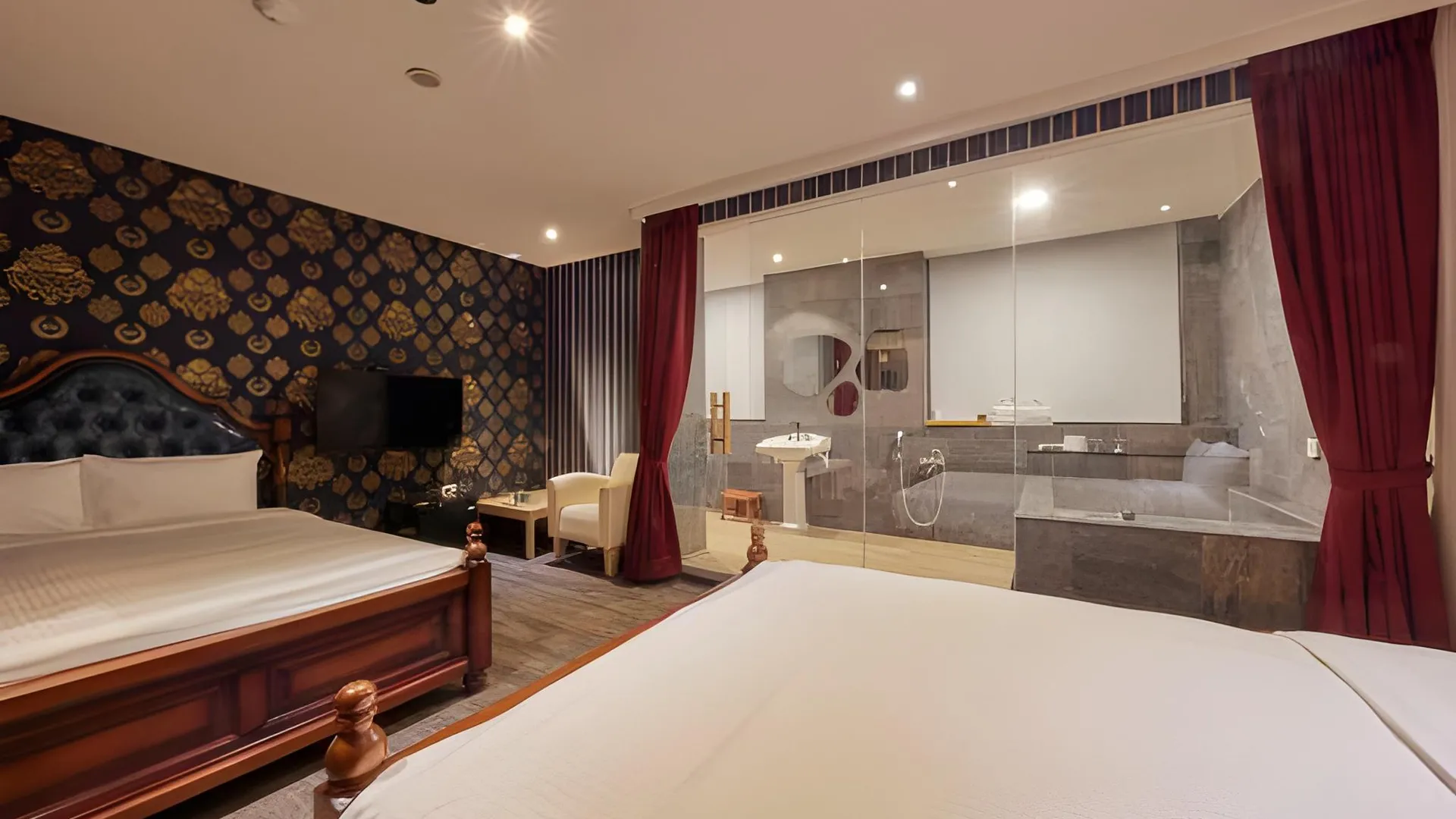 타이베이 Kyokusui Hotspring Hotel 호텔 스위트룸