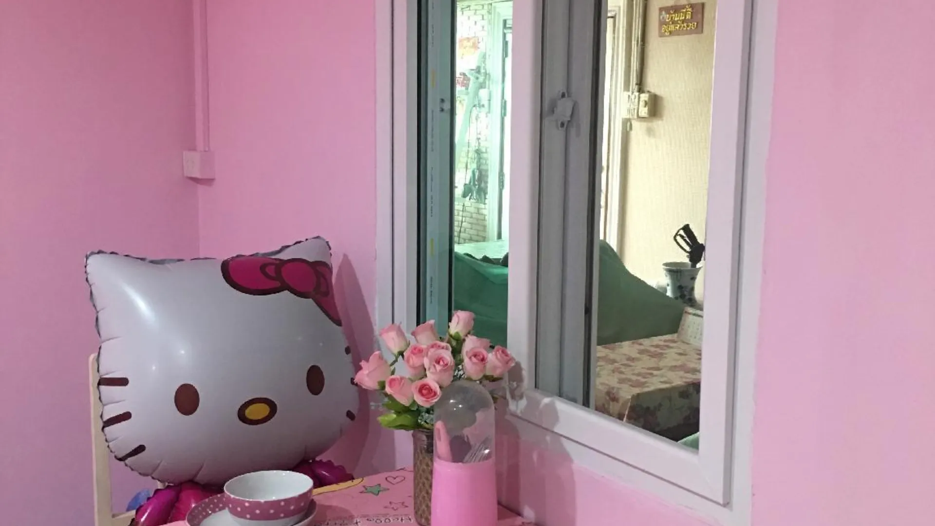 방콕 라차다피섹의 프라이빗 하우스 (30m², 침실 1개, 프라이빗 욕실 1개) 2성급 싱글룸 객실