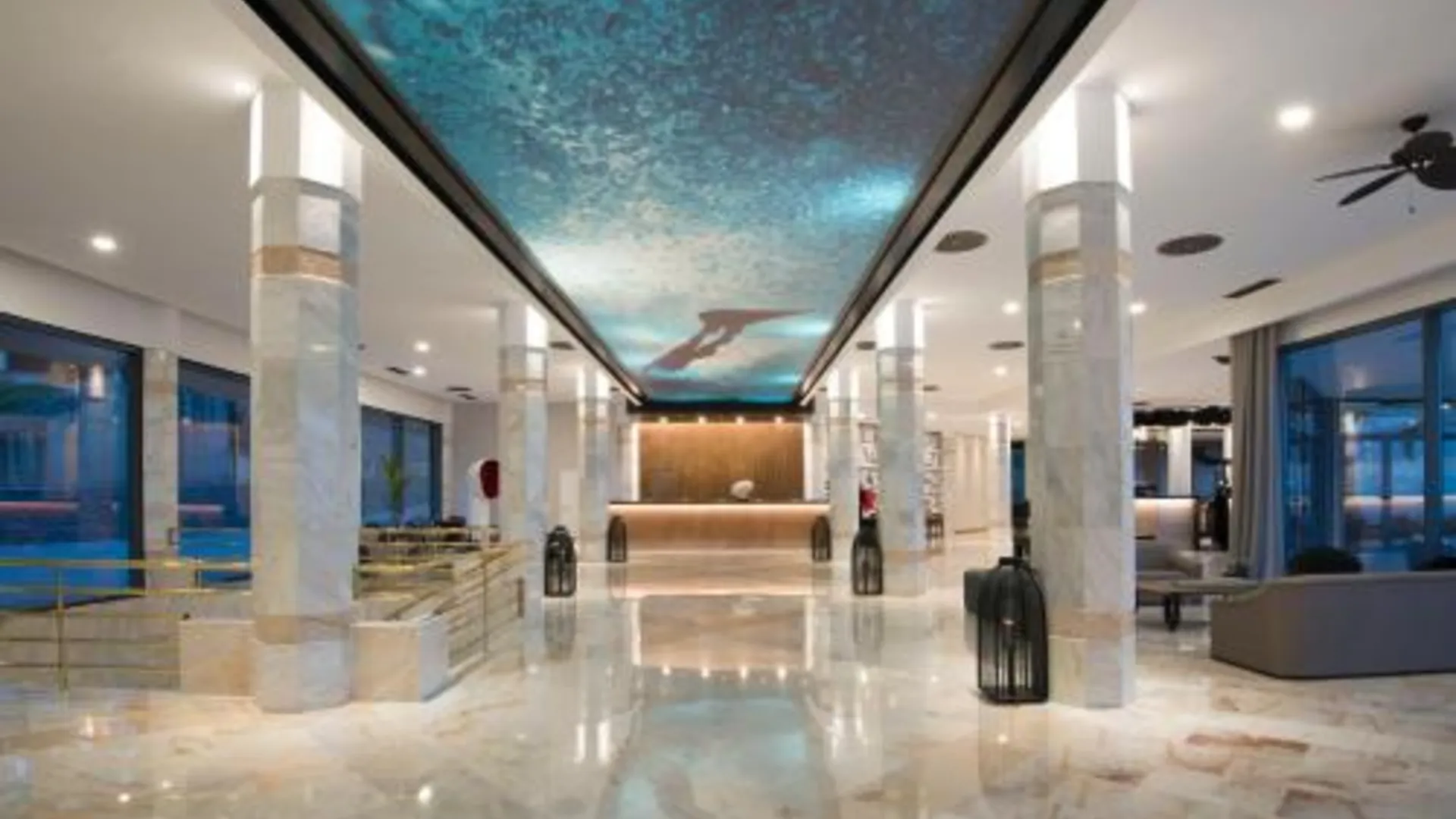 마데이라 섬 Hotel Baia Azul 4성급 호텔 로비