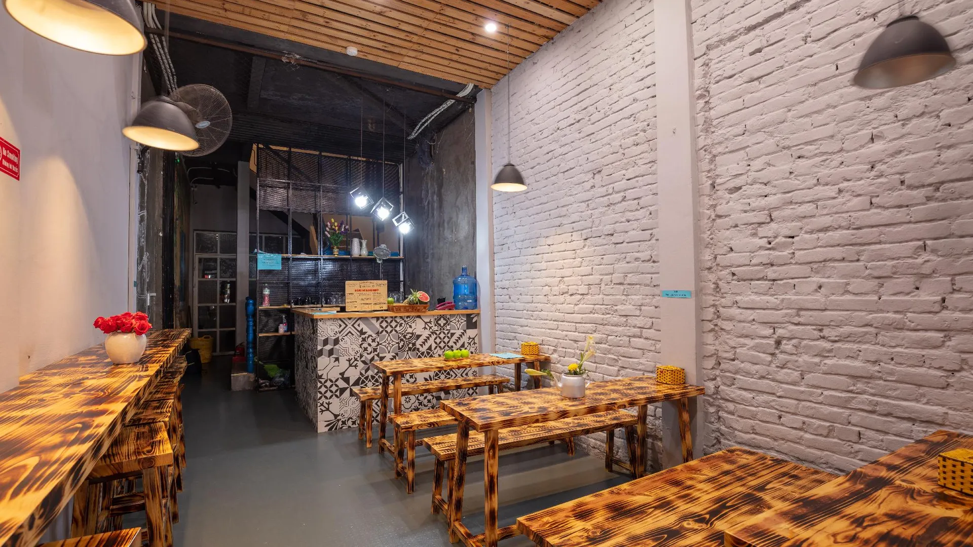 하노이 글로벌 백패커스 호스텔 3성급 호텔 레스토랑