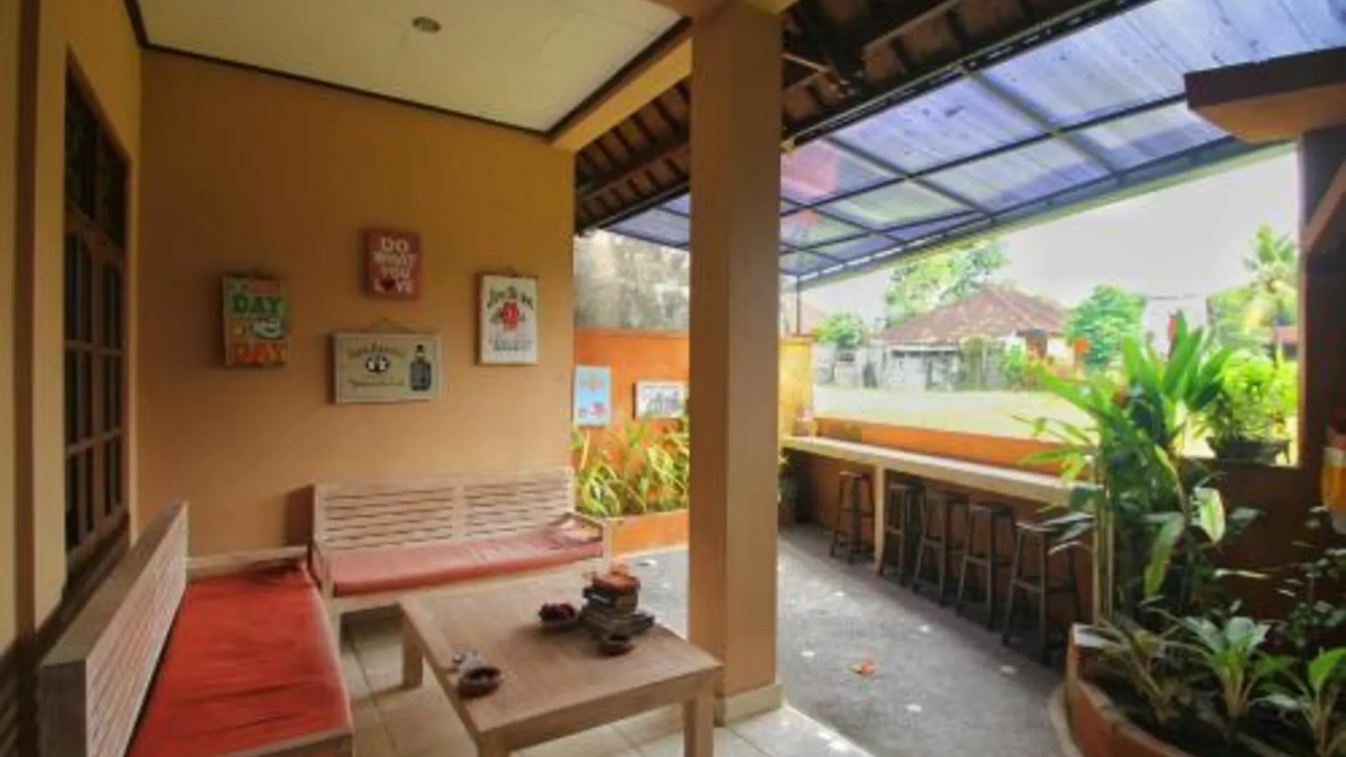 발리 Pondok Muwa Guest House 2성급 호텔 레스토랑