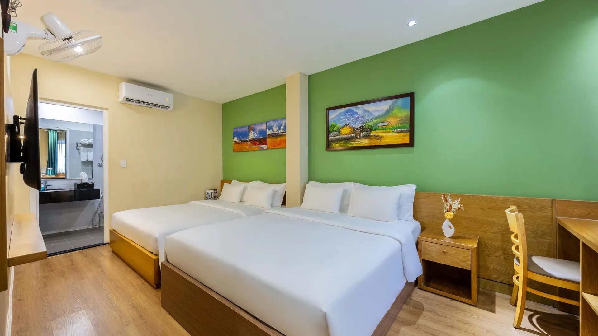 호치민 A25 호텔 - 142 부이 티 쑤언 1성급 호텔 스위트룸