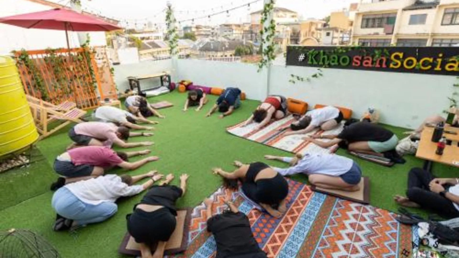 방콕 카오산 소셜 캡슐 호스텔 5성급 호텔 전망