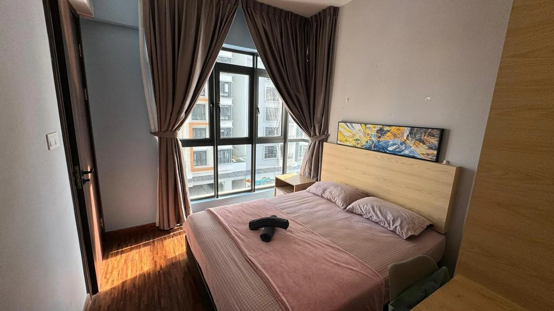 코타키나발루 크파얀의 아파트먼트 (m², 침실 2개, 프라이빗 욕실 2개) 2성급 싱글룸 스위트룸