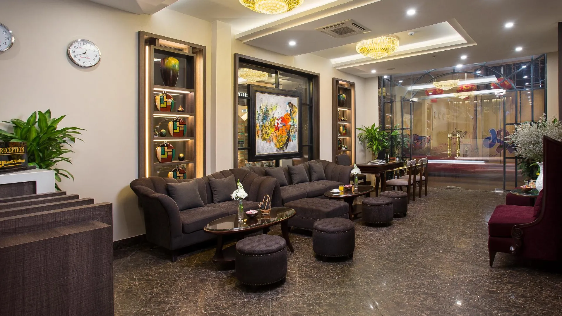 하노이 하노이 레리티지 다이아몬드 호텔 앤 스파 4성급 호텔 수영장