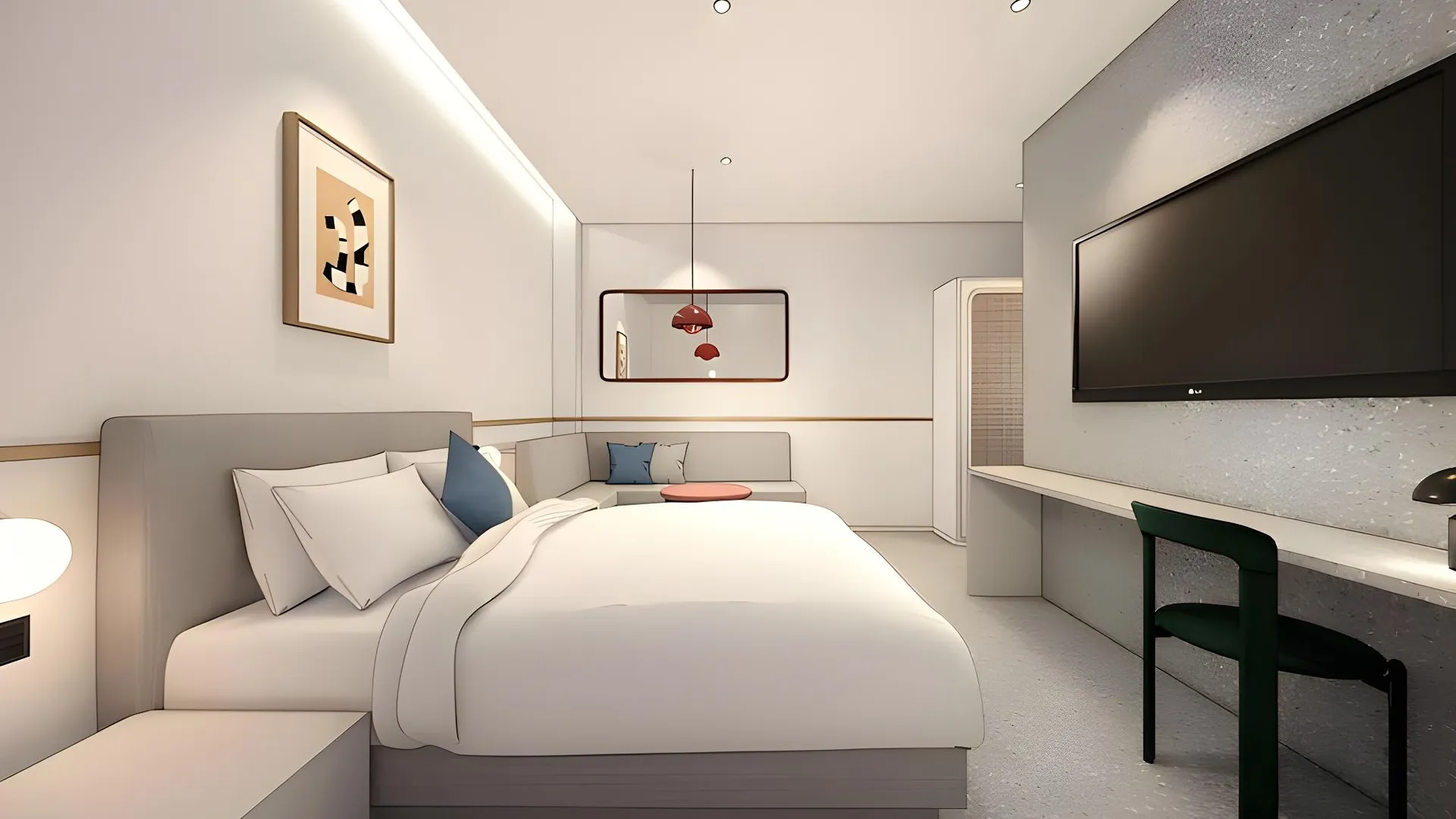 호치민 브라운닷 호텔 사이공 에어포트 3성급 호텔 스위트룸