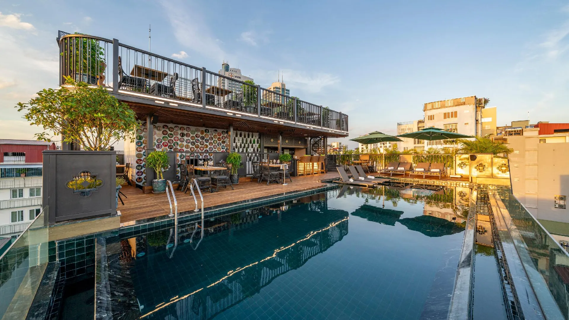 하노이 통킨 럭셔리 부티크 호텔 앤 스파 5성급 호텔 수영장