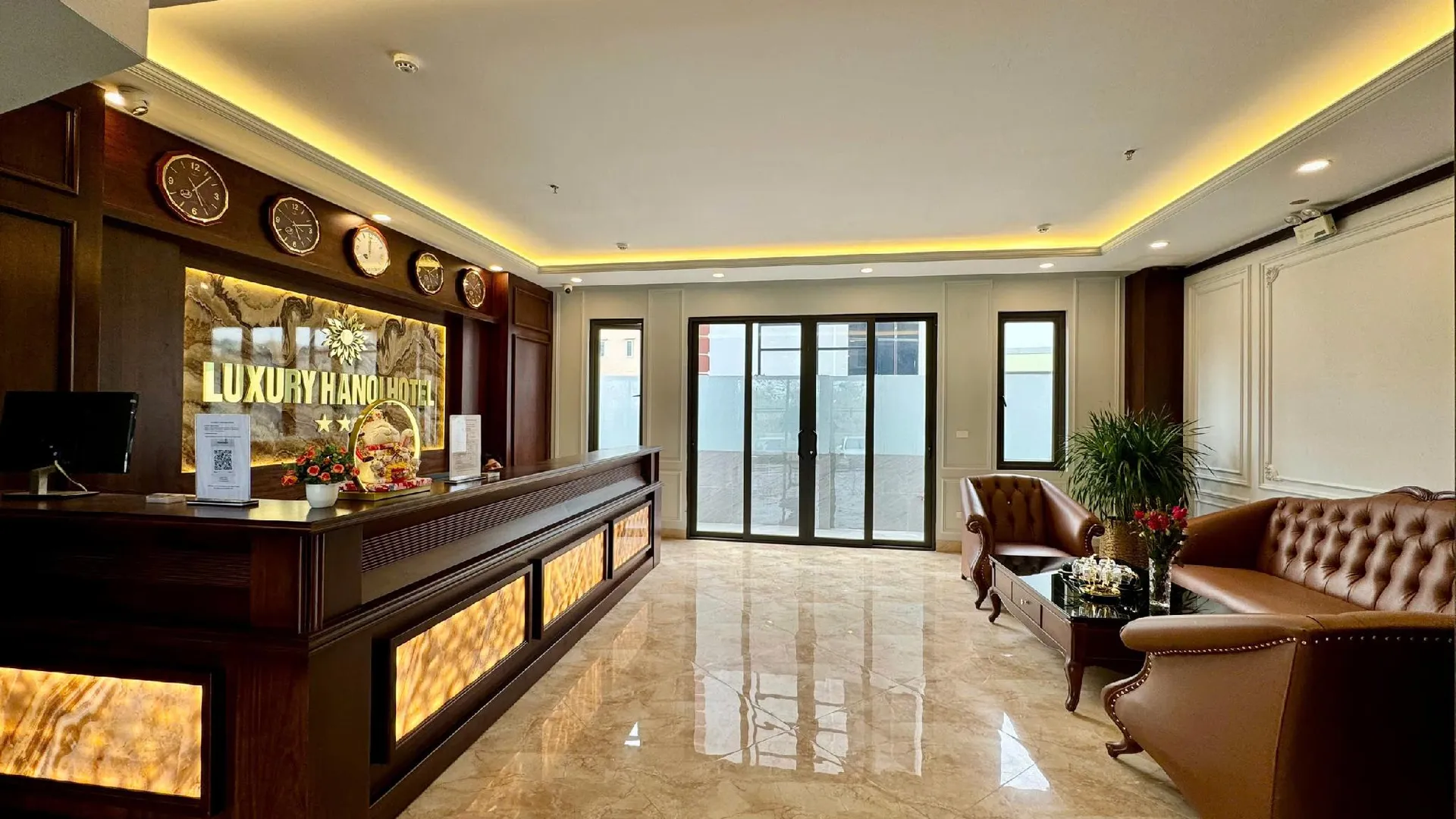 하노이 럭셔리 하노이 호텔 3성급 호텔 로비