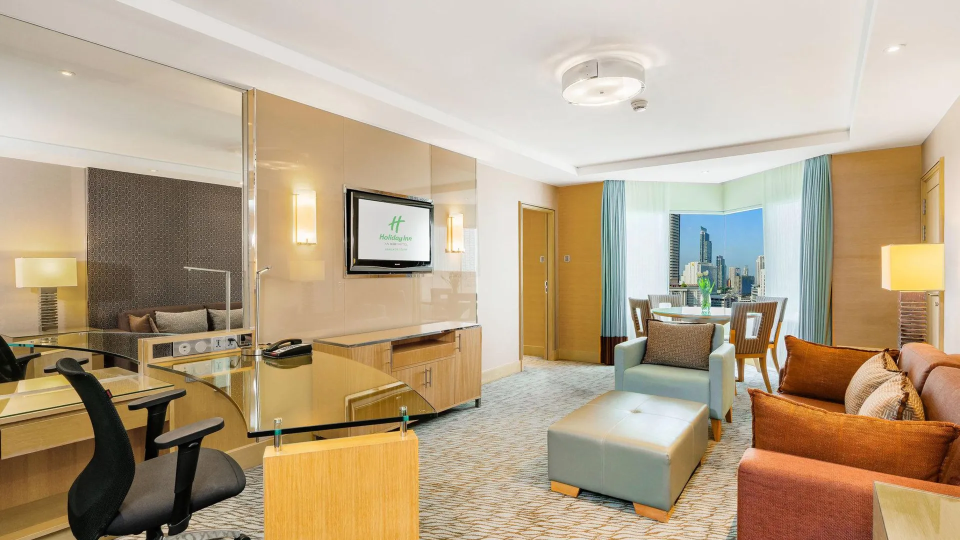 방콕 홀리데이 인 방콕 실롬 바이 IHG 4성급 호텔 전망