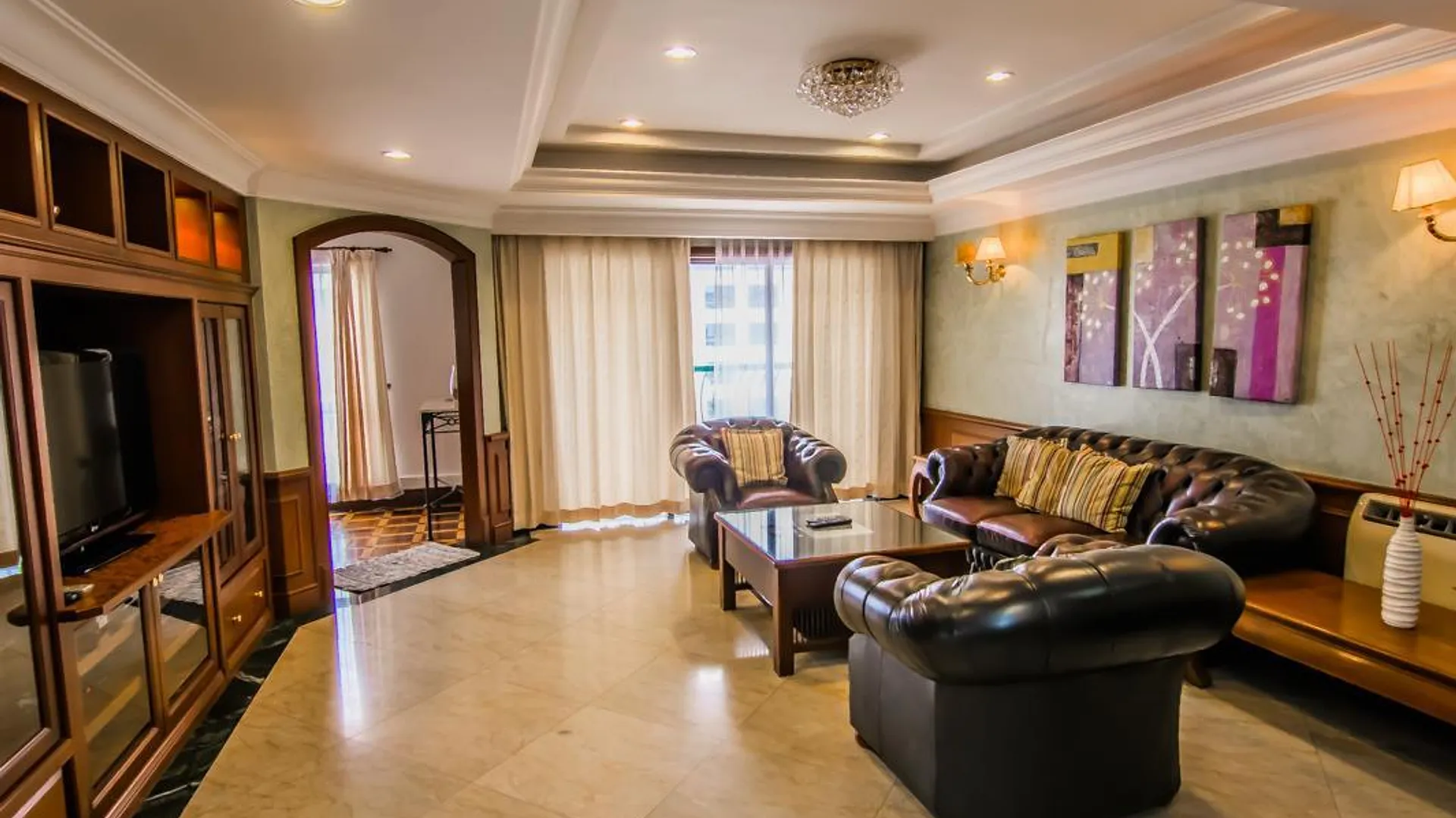 코타키나발루 마리나 트래블러스 스위트 @ 마리나 코트 리조트 콘도 5성급 게스트하우스 로비