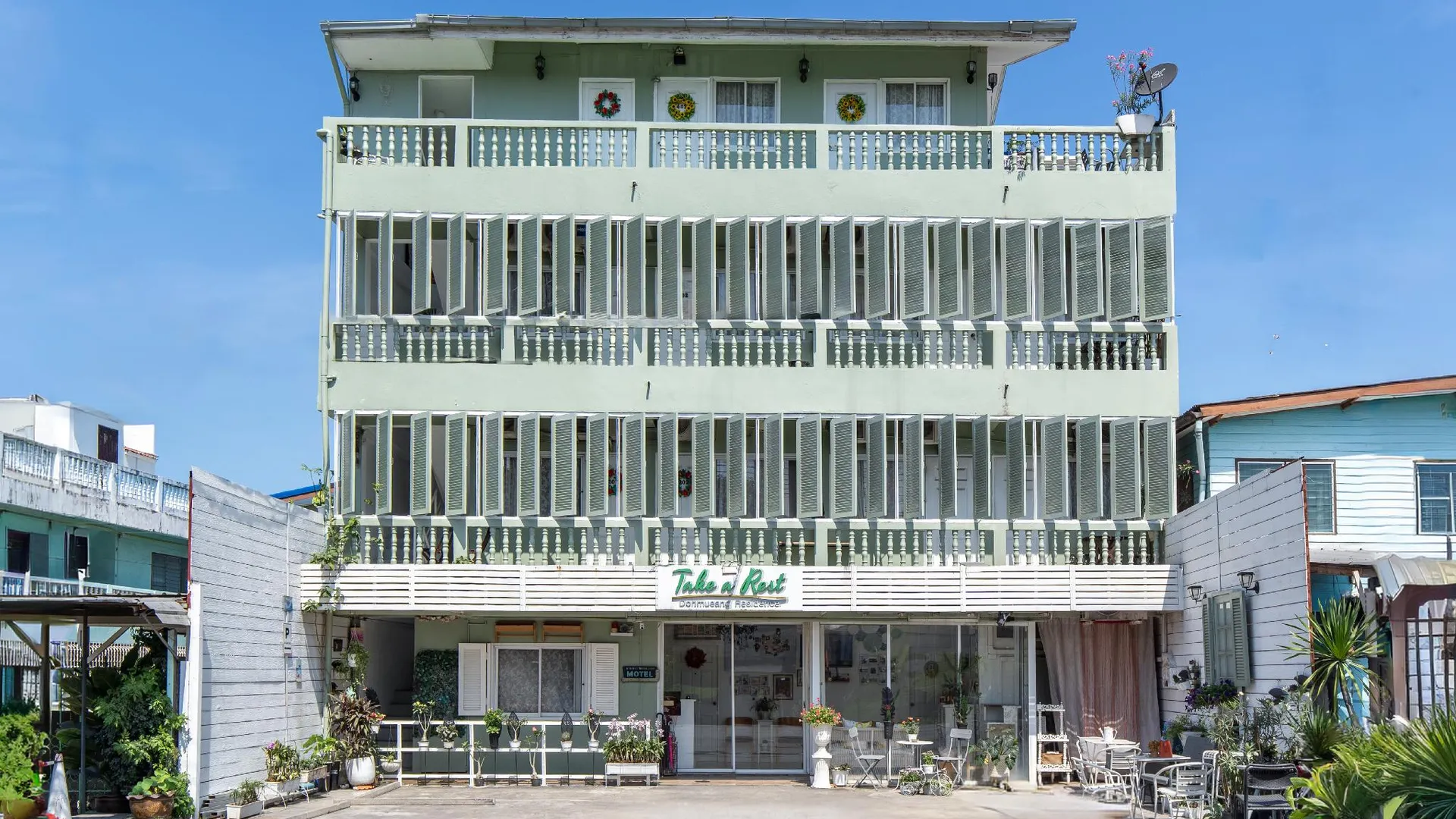 방콕 테이크 어 레스트 돈무앙 레지던스 2성급 호텔 객실