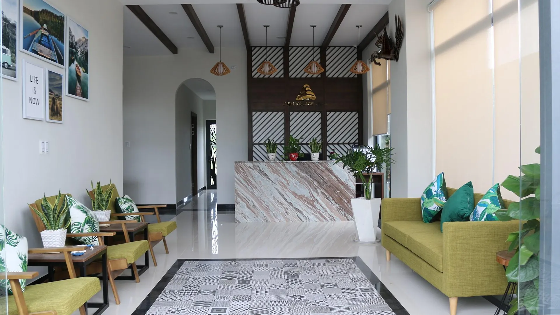 다낭 더 피시 빌리지 빌라 3성급 호텔 로비