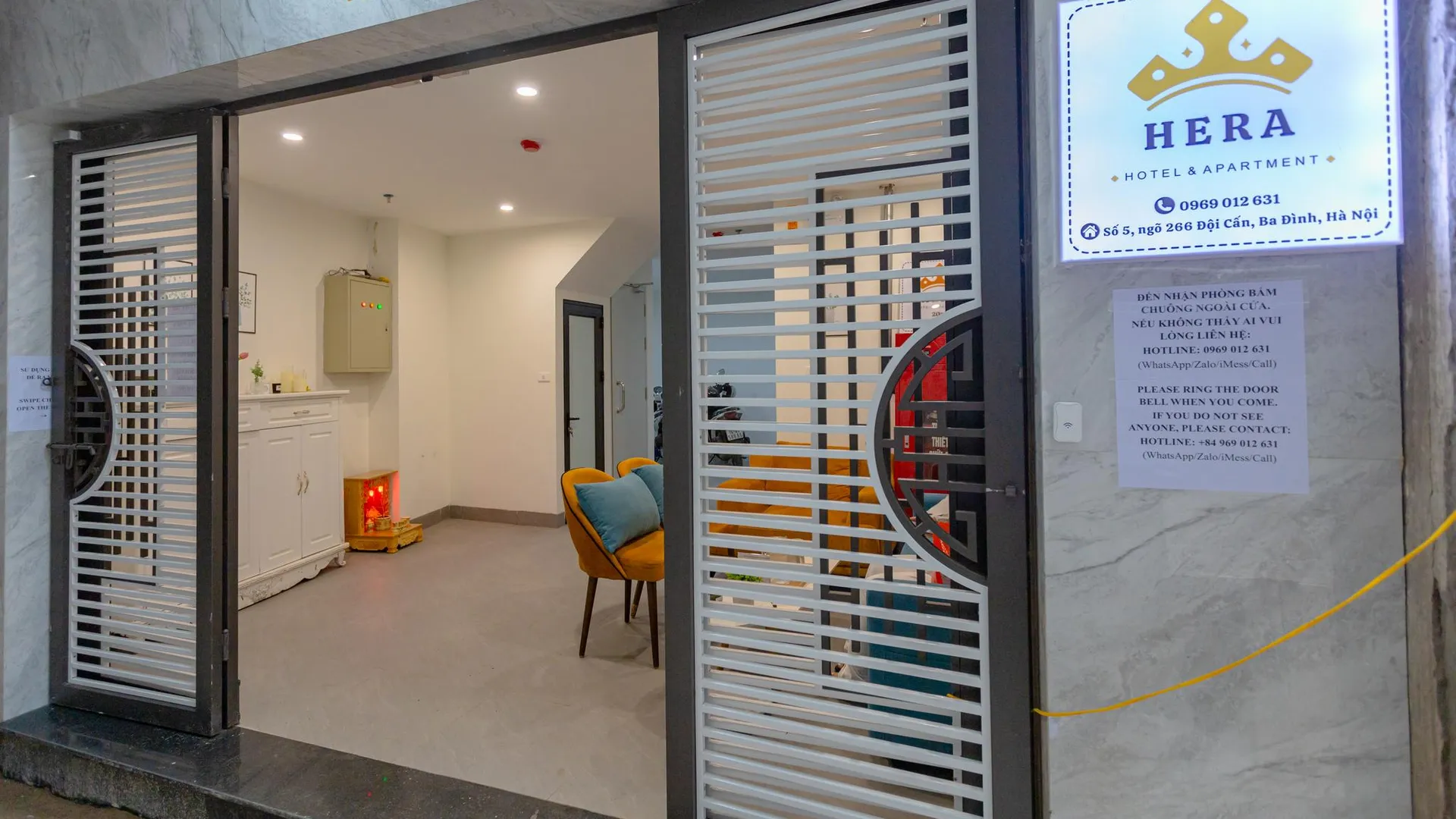 하노이 헤라 팰리스 호텔 앤 아파트먼트 바딘 3성급 호텔 전망