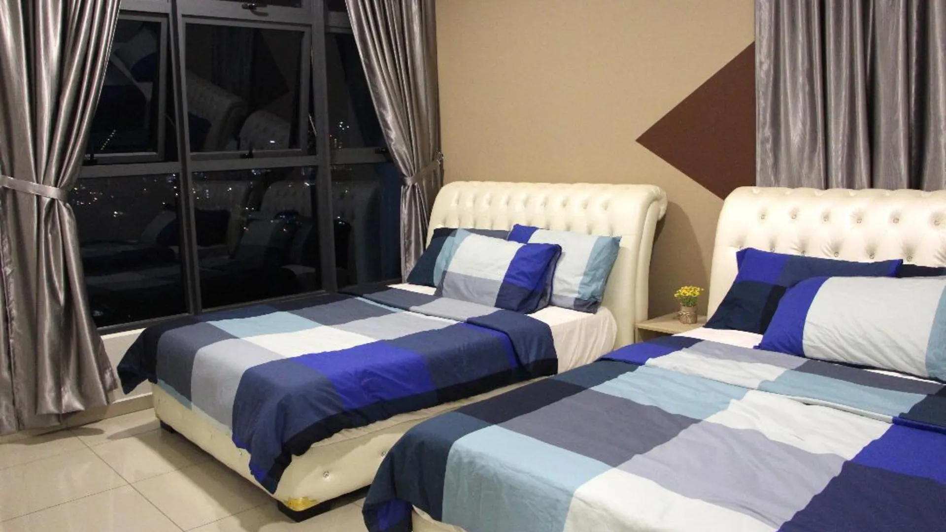 말라카 말라카 시내의 아파트먼트 (64m², 침실 1개, 프라이빗 욕실 1개) 3성급 싱글룸 레스토랑