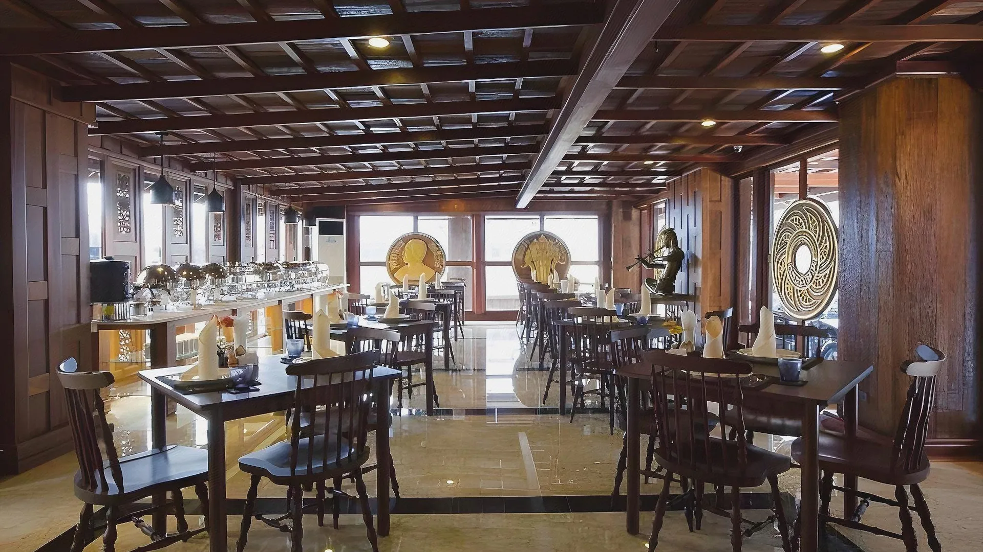 방콕 트루 시암 랑남 호텔 3성급 호텔 로비