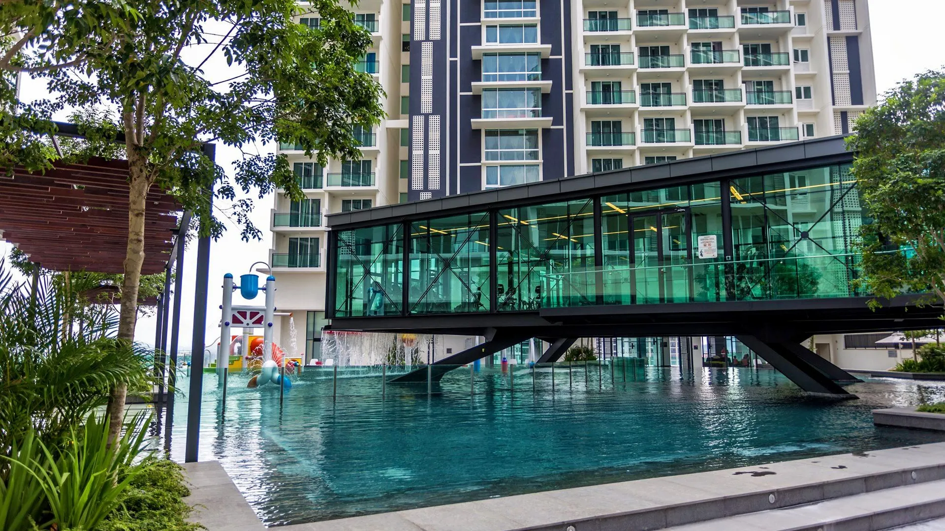 말라카 말라카 시내의 아파트먼트 (1232m², 침실 3개, 프라이빗 욕실 2개) 5성급 싱글룸 외관