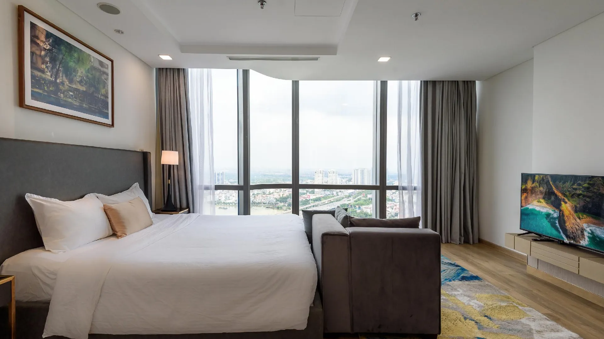 호치민 랜드마크 81 앤 빈홈즈 파노라마 - 안지아 호스피탤리티 5성급 호텔 스위트룸
