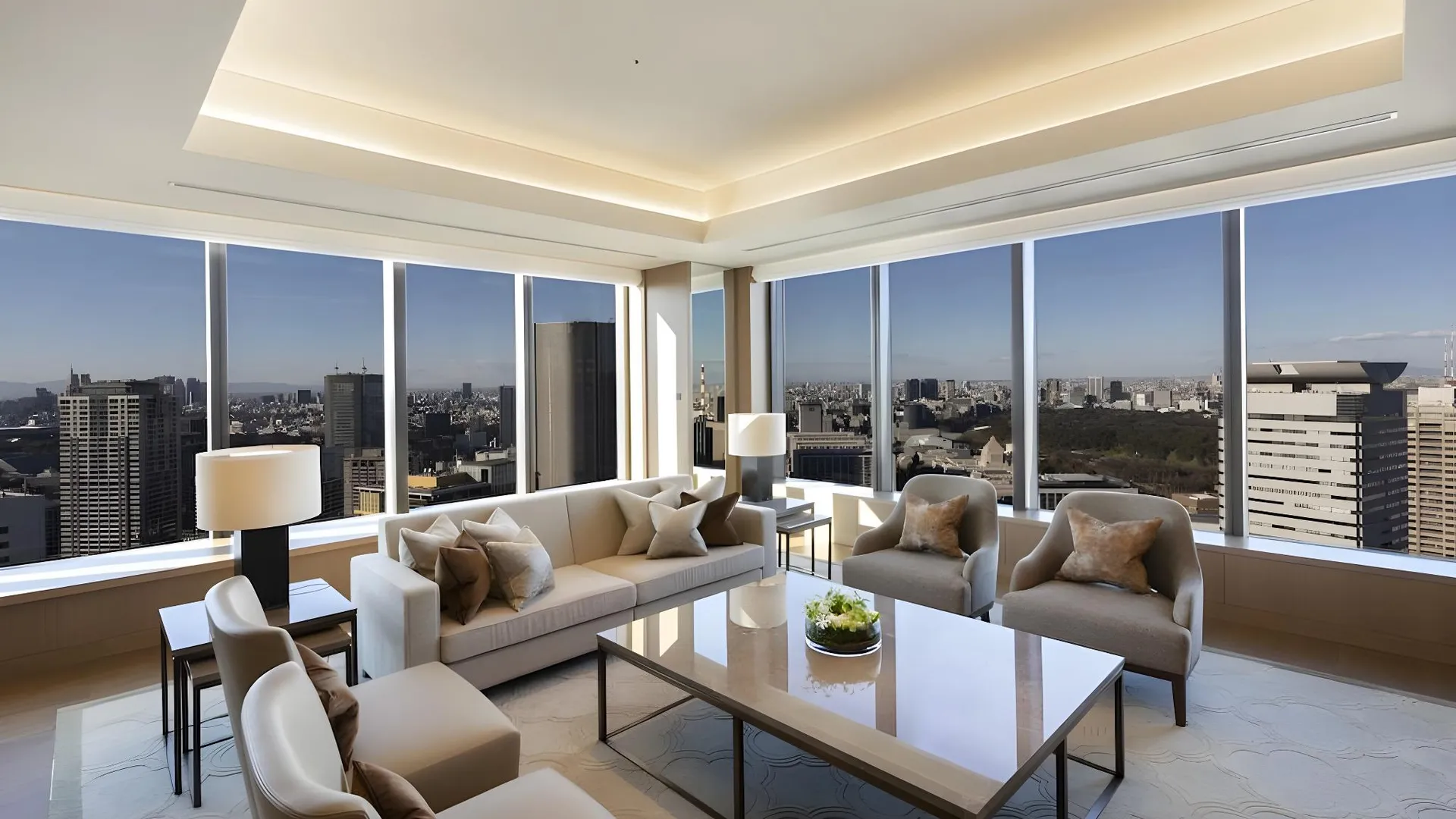 도쿄 / 동경 The Okura Tokyo 5성급 호텔 로비