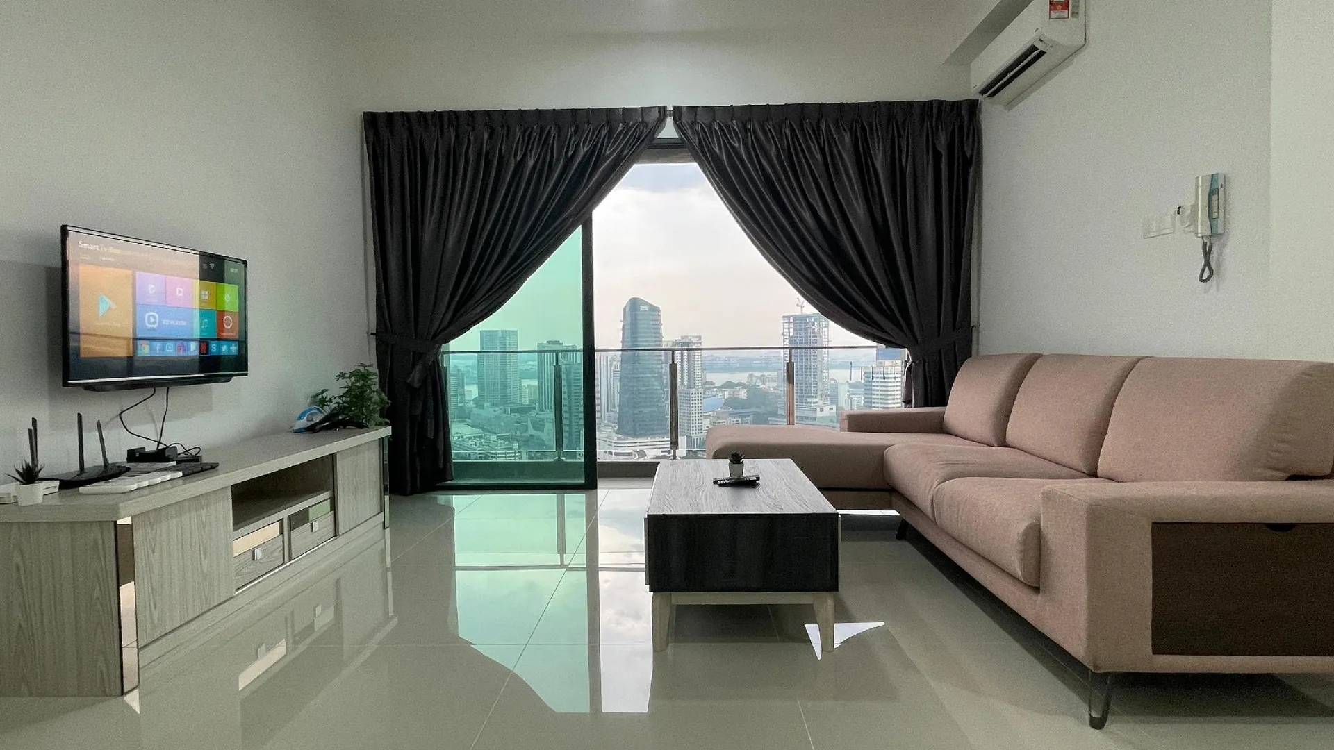 말라카 존커의 아파트먼트 (645m², 침실 2개, 프라이빗 욕실 2개) 2성급 싱글룸 객실