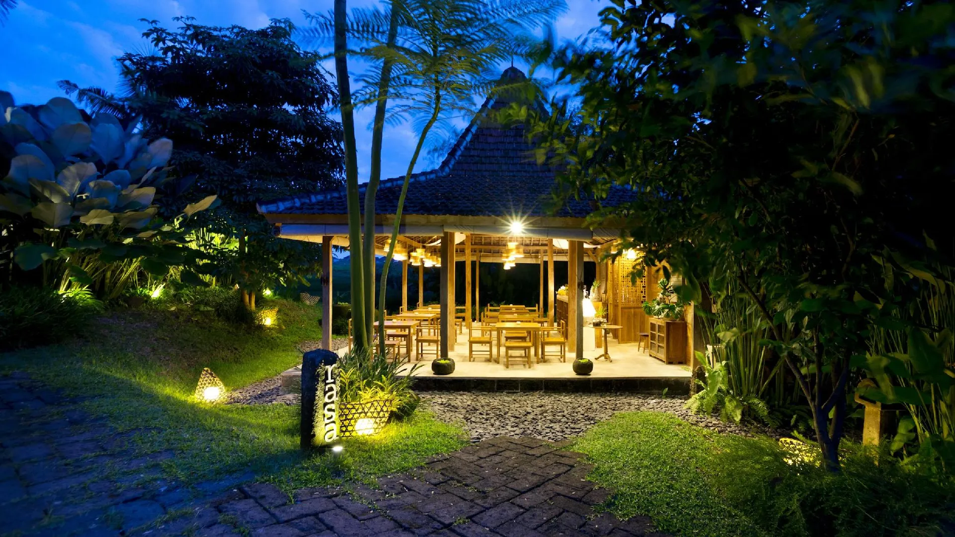 발리 칼라파 부티크 리조트 앤 요가 4성급 호텔 레스토랑