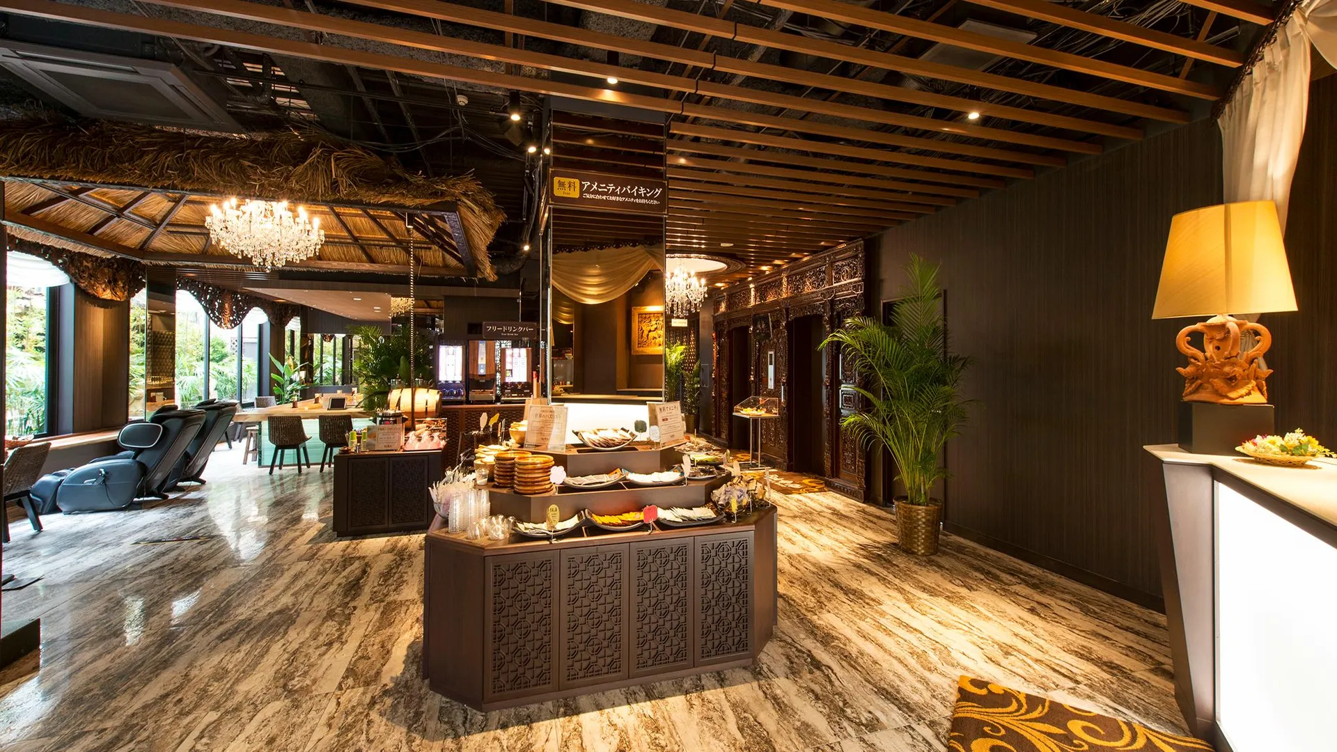 오사카 호텔 발리안 리조트 난바 신사이바시 3성급 호텔 로비