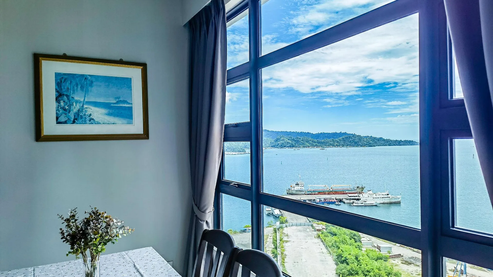 코타키나발루 쿠알라 펜유의 아파트먼트 (49m², 침실 2개, 프라이빗 욕실 1개) 3성급 싱글룸 객실