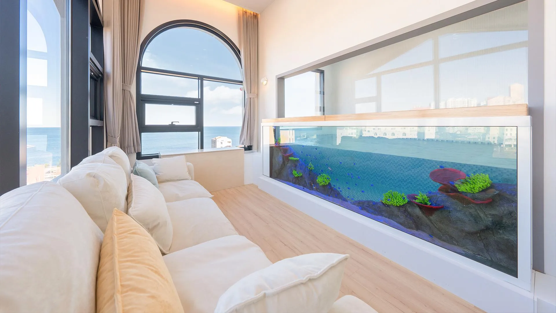 울산 울산 크레센트문 2성급 게스트하우스 스위트룸