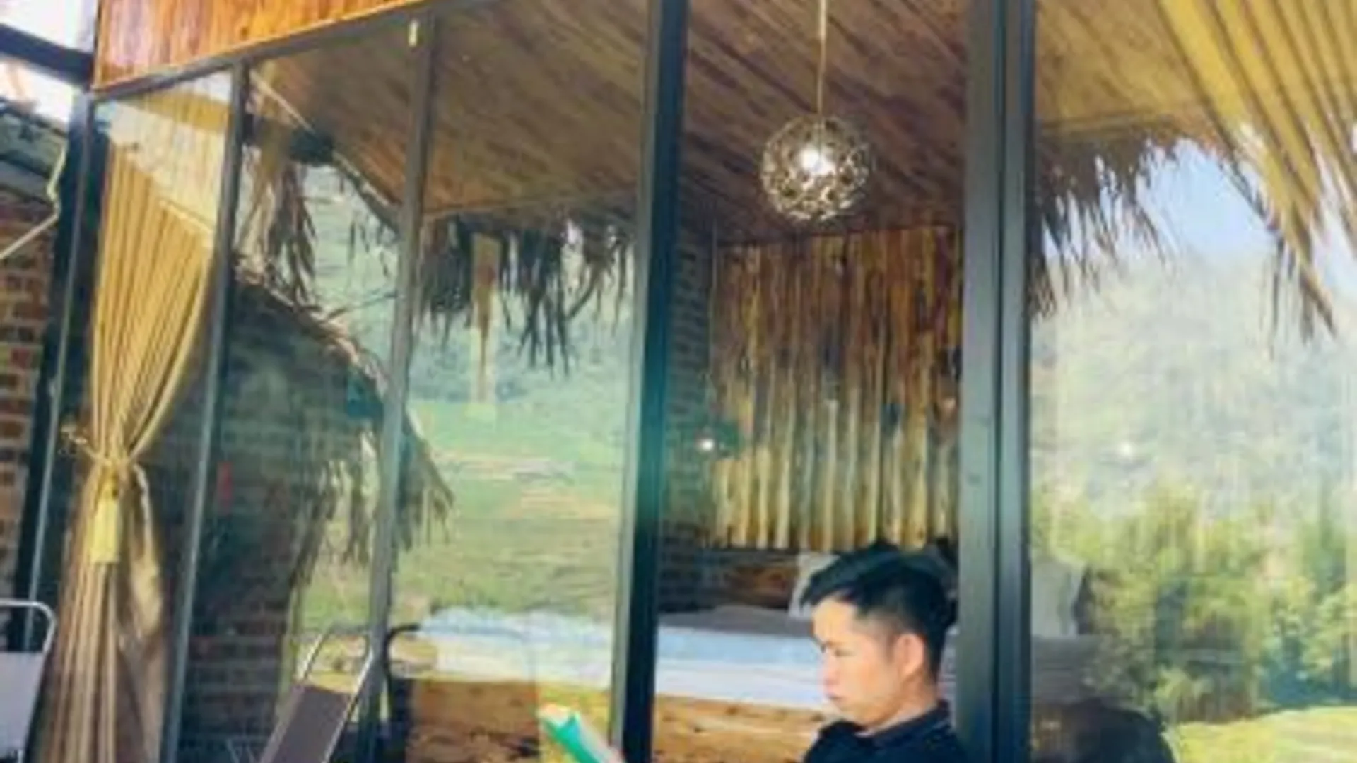 사파 Cơmlam Eco House 2성급 호텔 전망