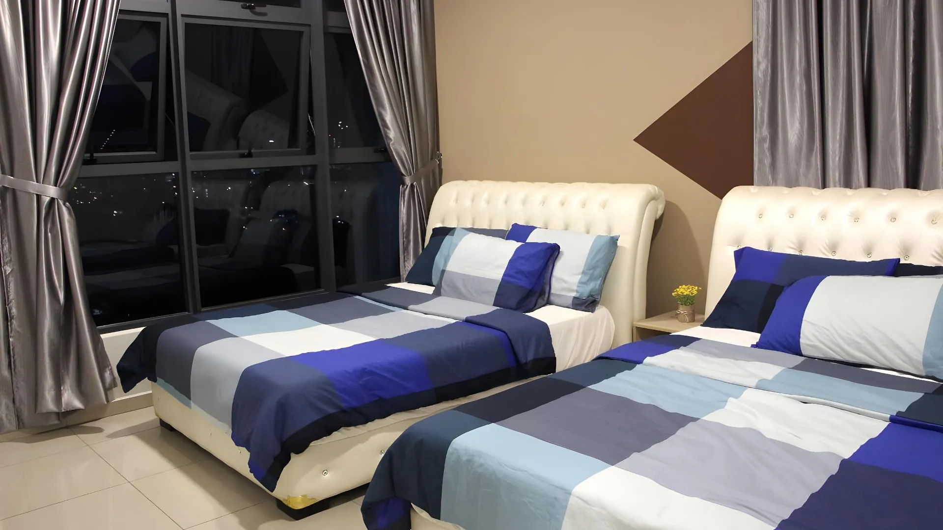 말라카 말라카 시내의 아파트먼트 (64m², 침실 1개, 프라이빗 욕실 1개) 3성급 싱글룸 스위트룸