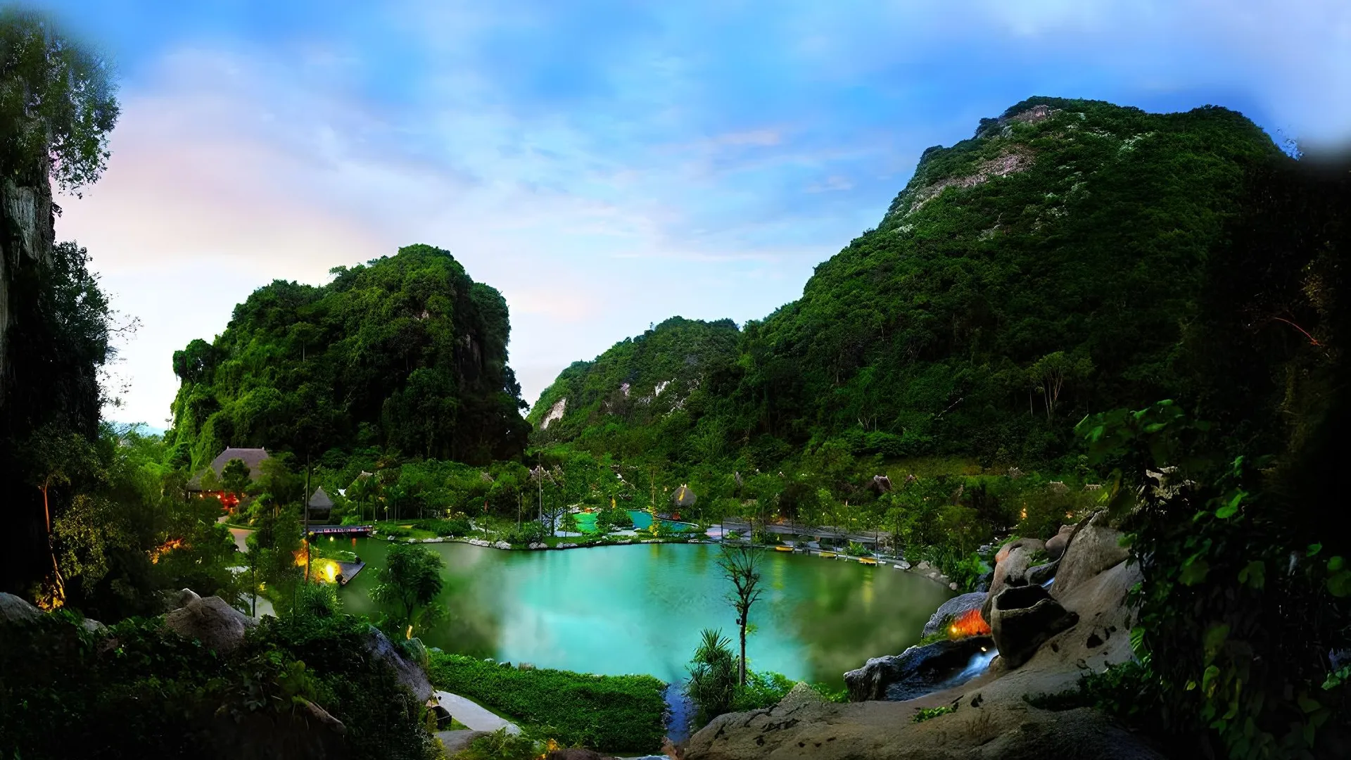 이포 더 반자란 핫스프링스 리트리트 5성급 호텔 객실