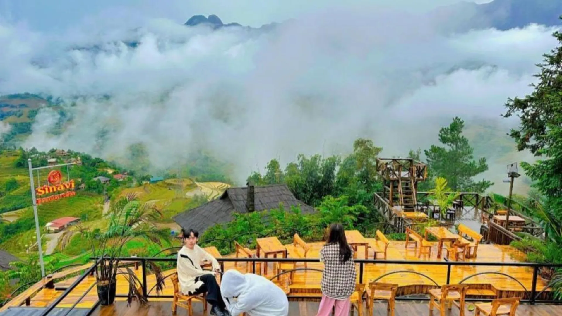 사파 후언 다우 다우 호스테이 2성급 호텔 로비