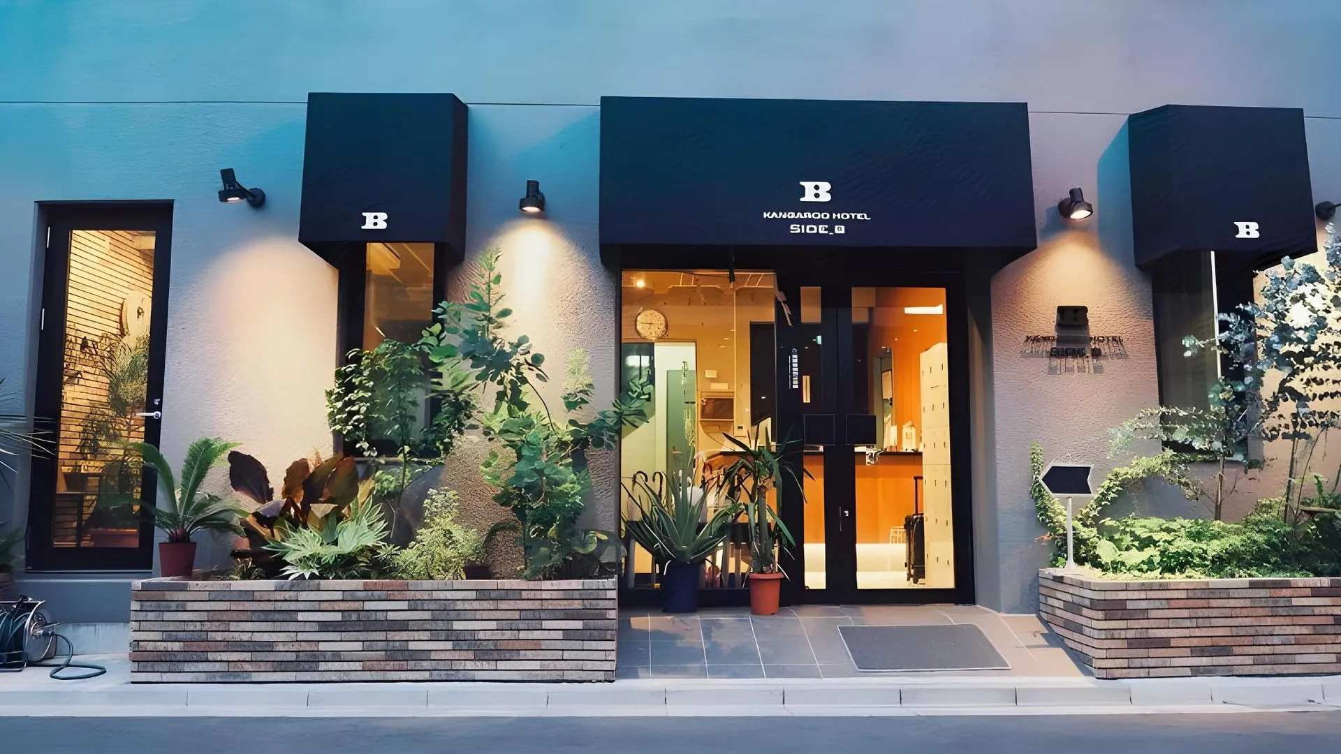 도쿄 / 동경 캥거루 호텔 사이드 B 1성급 호텔 레스토랑