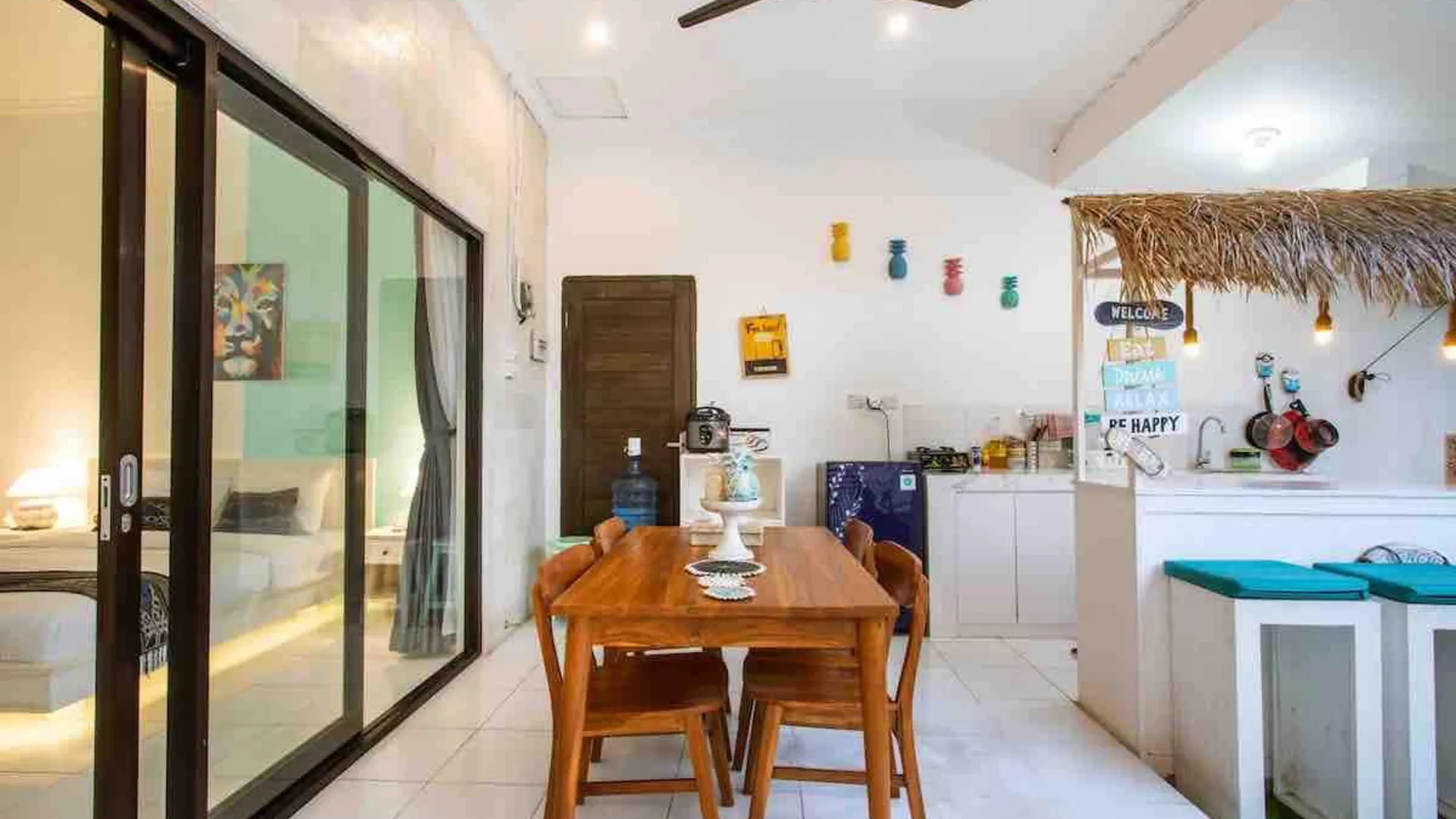 발리 스미냑의 빌라 (170m², 침실 2개, 프라이빗 욕실 2개) 3성급 싱글룸 외관