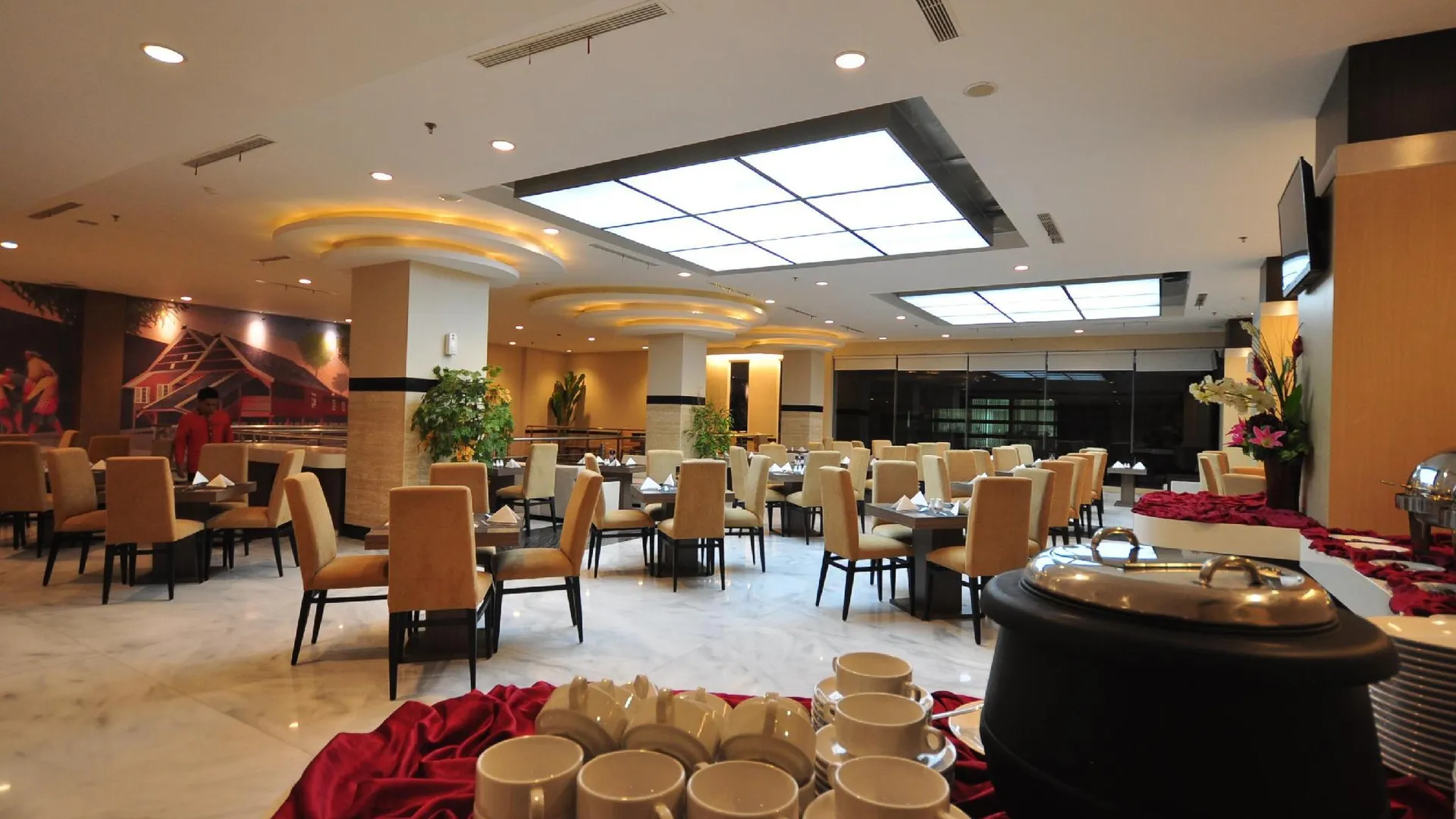 마카사르 드 말레오 호텔 마카사르 3성급 호텔 로비