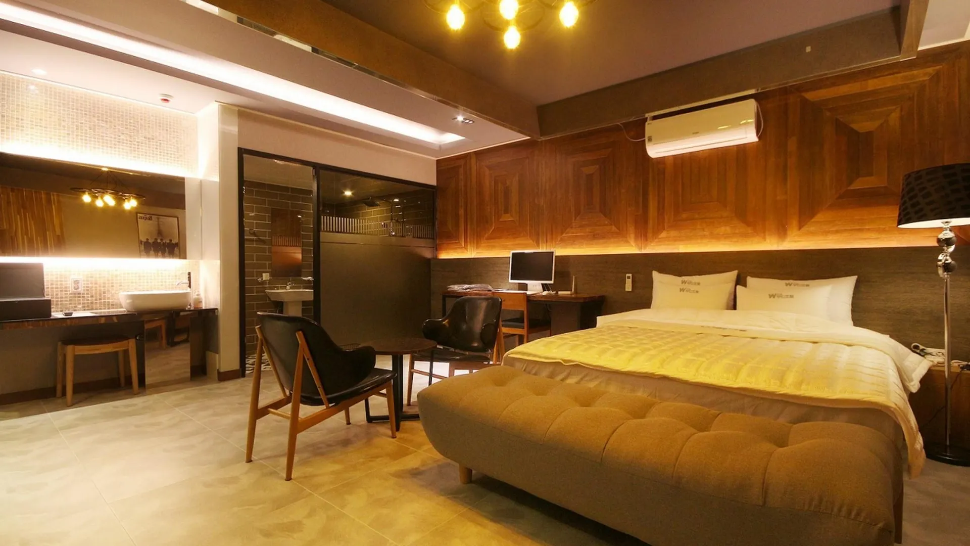 하동 하동 The W 무인텔 호텔 객실