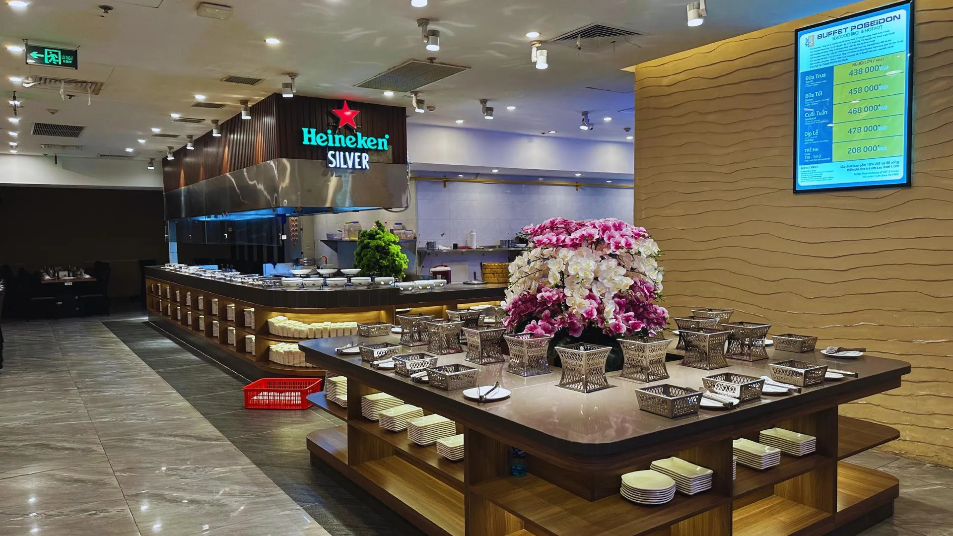 하노이 빈홈 스카이 레이크 5성급 게스트하우스 레스토랑