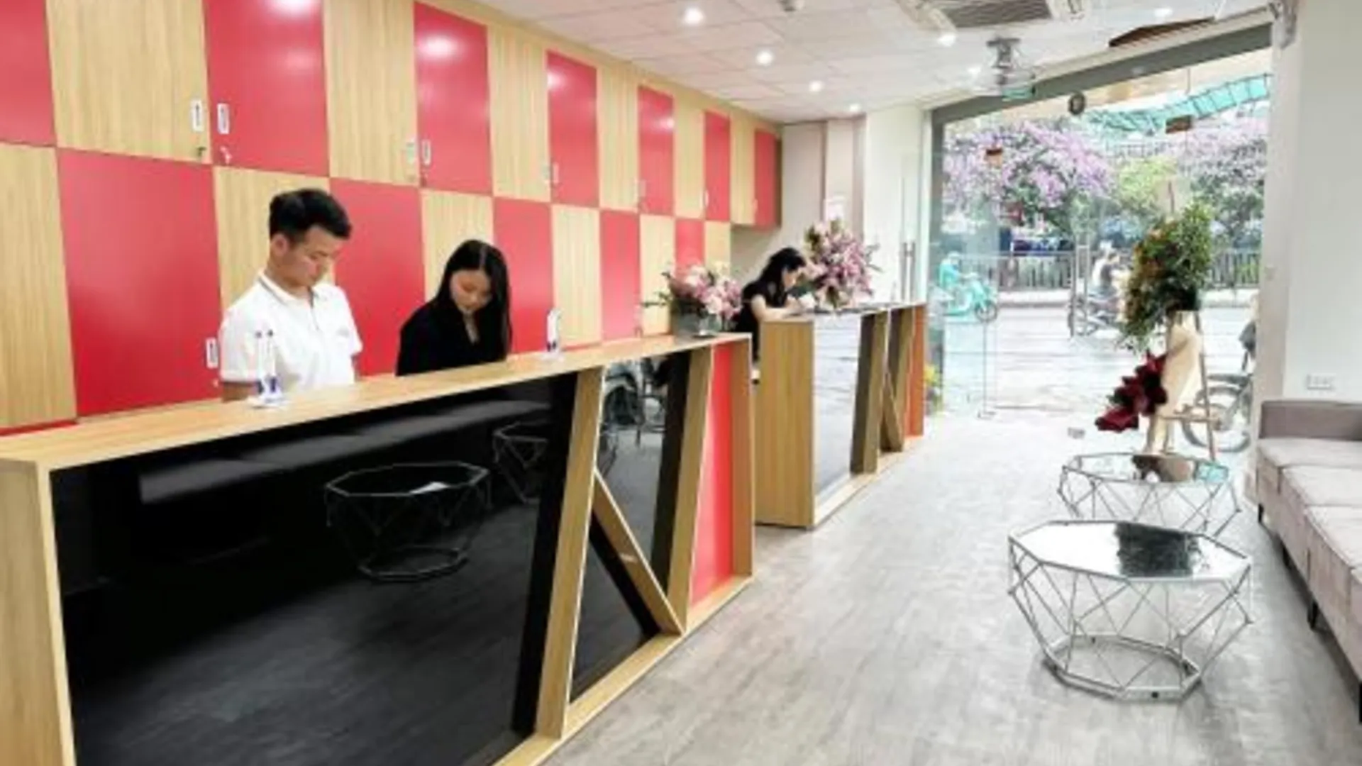 하노이 Hanoi Capsule Station Hostel 호텔 로비