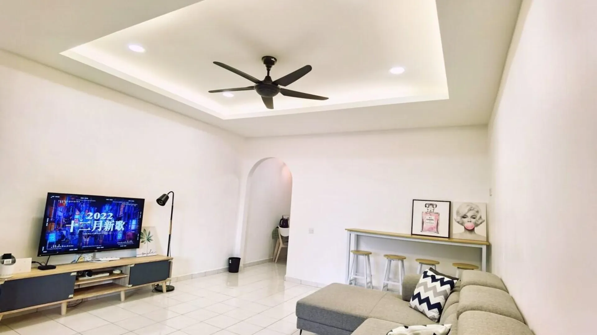 바투 파핫 바투 파핫 시티 센터의 프라이빗 하우스 (799m², 침실 2개, 프라이빗 욕실 2개) 2성급 싱글룸 객실