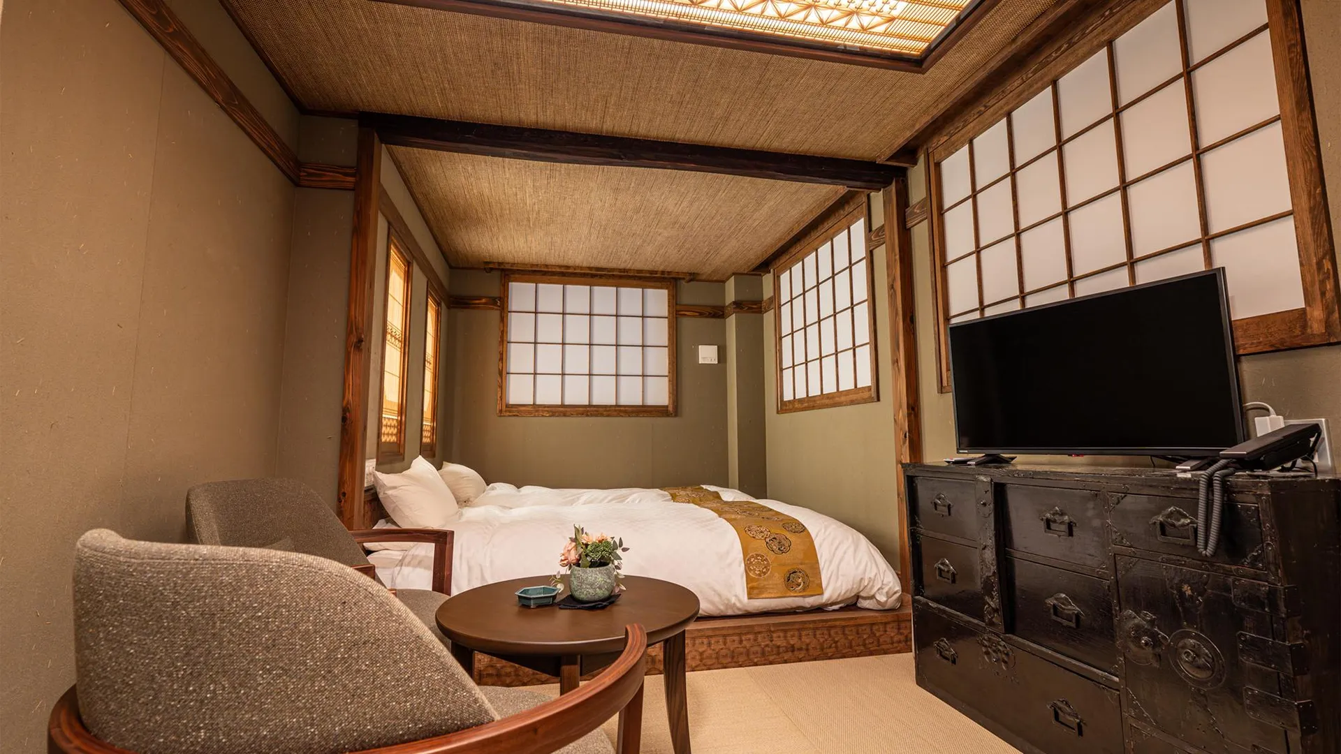 교토 교토 노 야도 - 기온 노 츠키 5성급 호텔 스위트룸