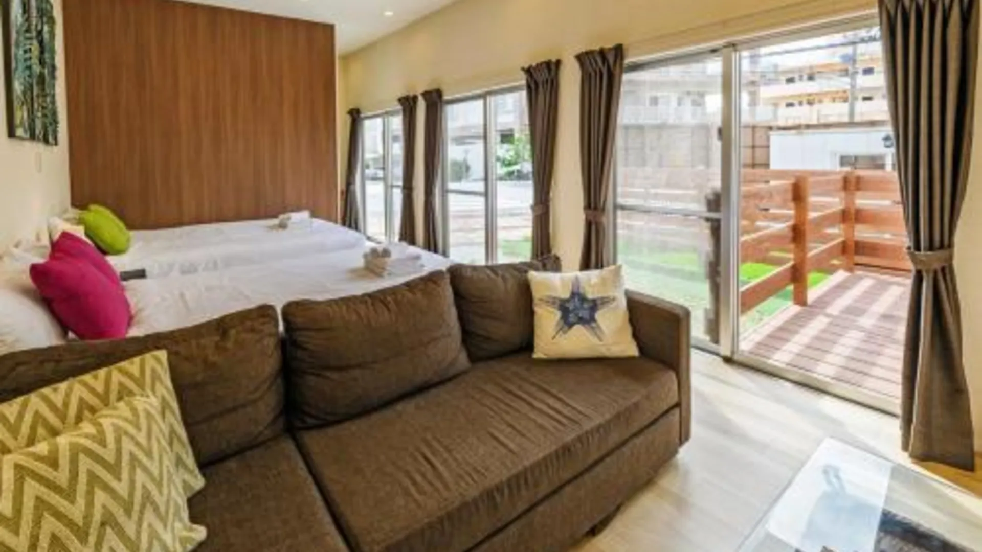 오키나와 본섬 오키나와 그린 로지 3성급 호텔 전망