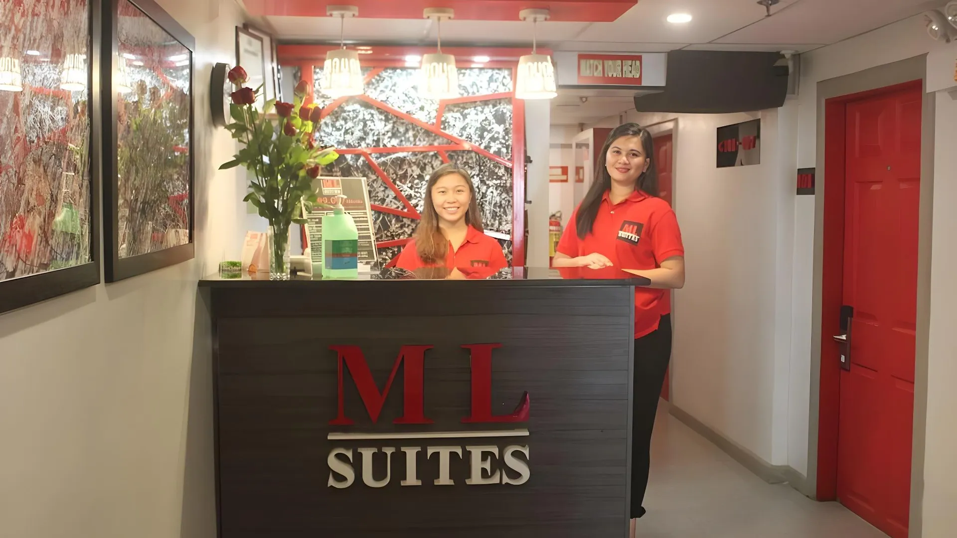 세부 ML 스위트 2성급 호텔 레스토랑