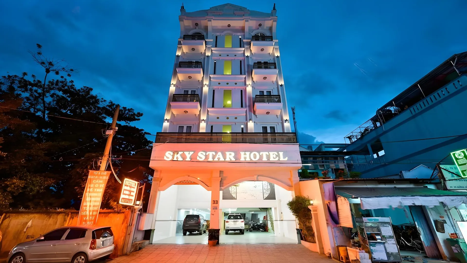 호치민 스카이 스타 호텔 3성급 호텔 객실