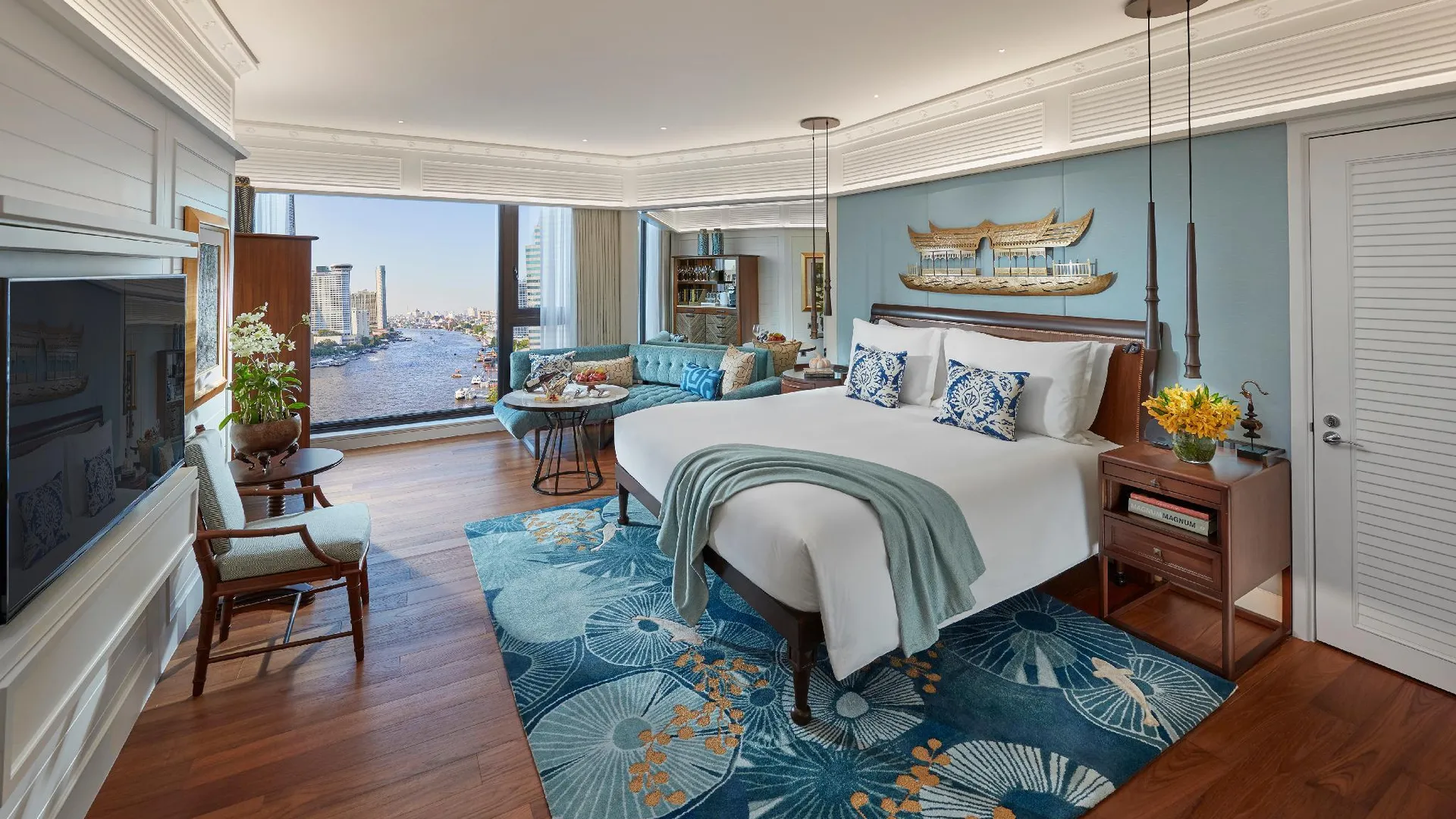 방콕 만다린 오리엔탈 방콕 5성급 호텔 스위트룸