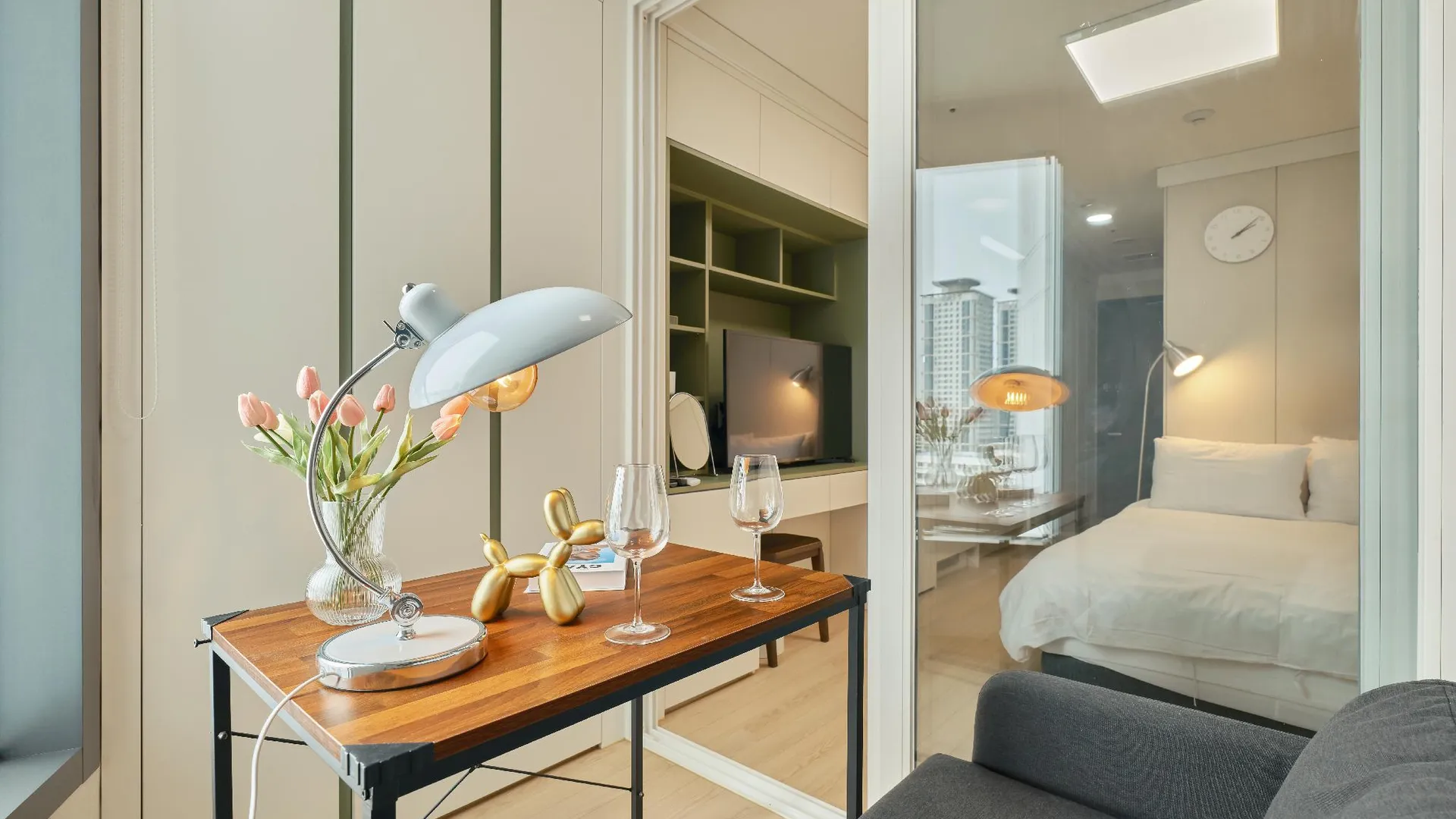 서울 명동의 아파트먼트 (23m², 침실 1개, 프라이빗 욕실 1개) 4성급 게스트하우스 스위트룸