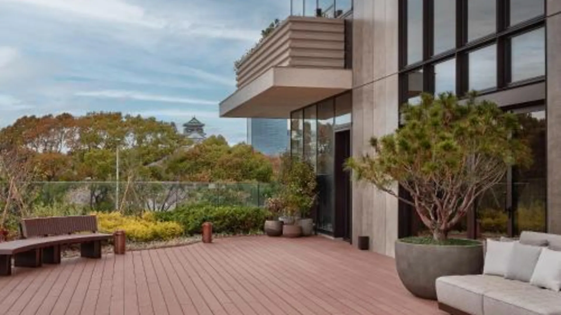 오사카 파티나 오사카 5성급 호텔 전망