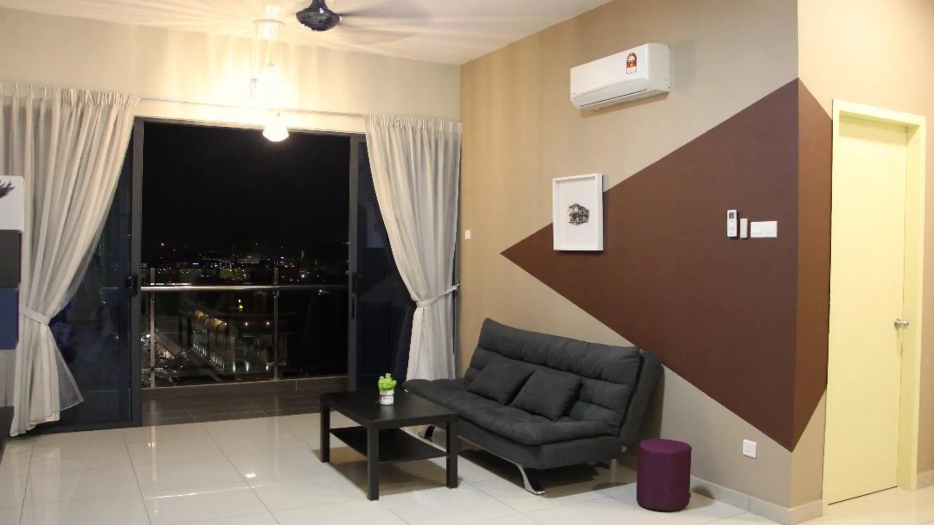 말라카 말라카 시내의 아파트먼트 (64m², 침실 1개, 프라이빗 욕실 1개) 3성급 싱글룸 로비