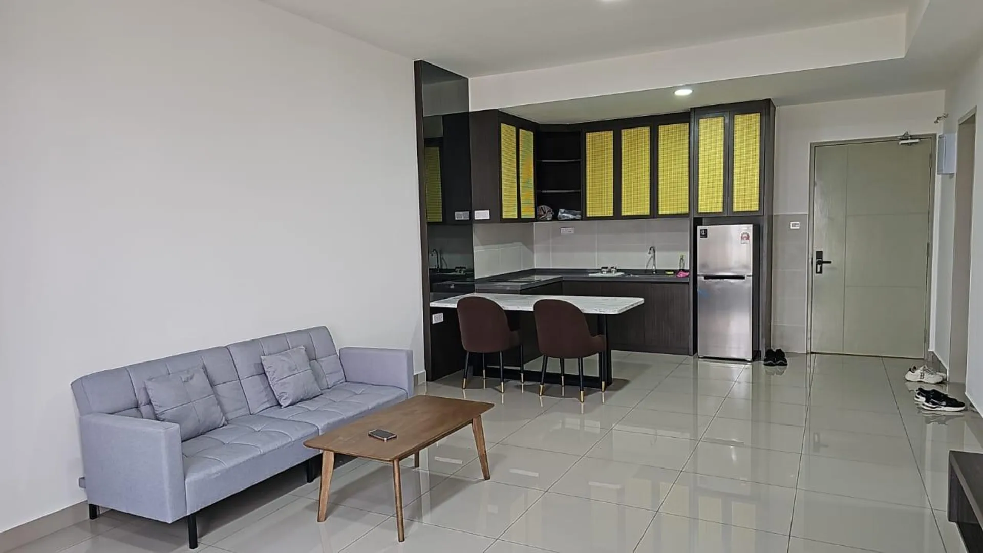 말라카 말라카 시내의 아파트먼트 (68m², 침실 1개, 프라이빗 욕실 1개) 2성급 싱글룸 수영장